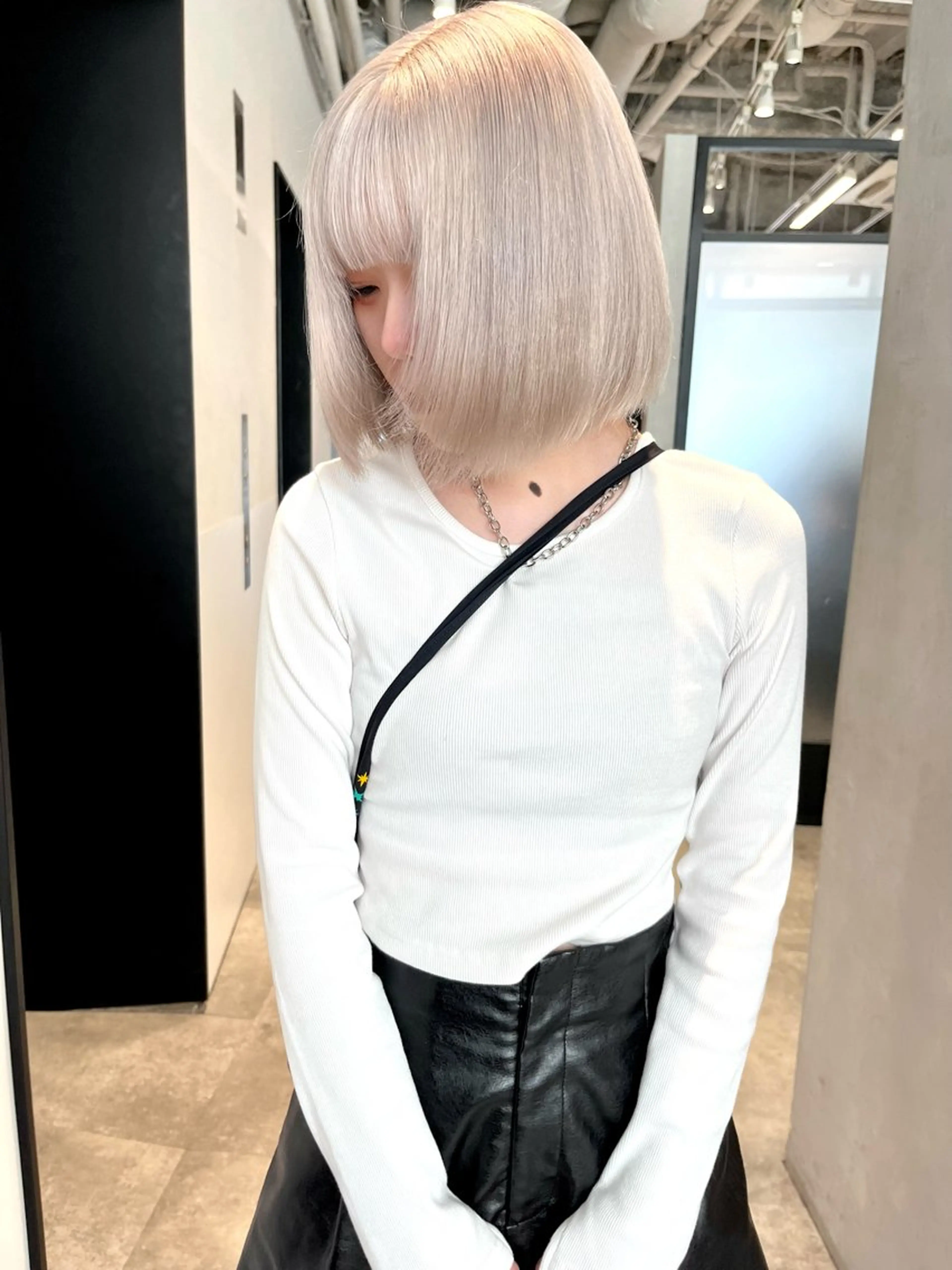 黒染め落とし🍃【ハイダメージの方専用】傷まないカラーリムーバー×ケアブリーチ×カラー×トリートメントの写真