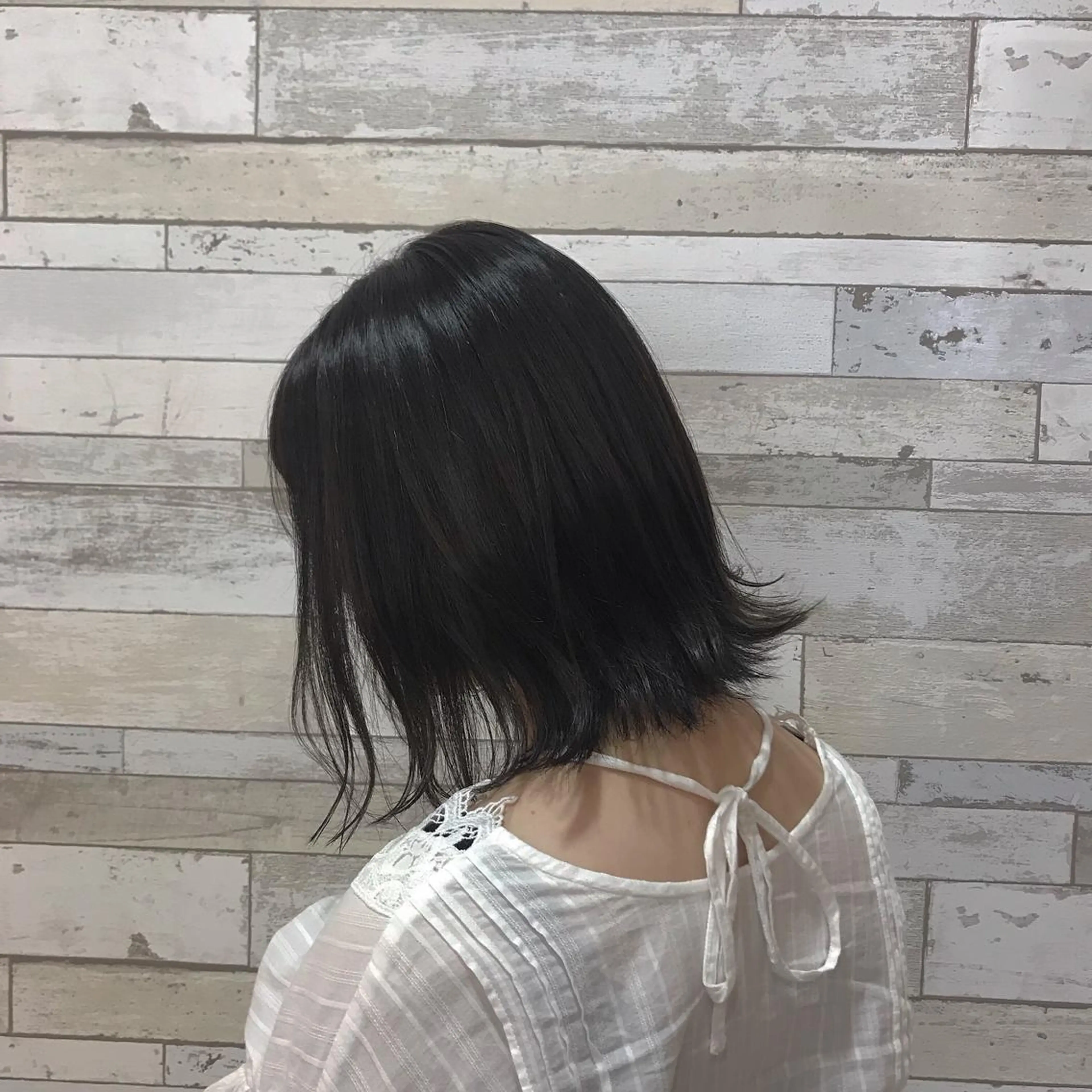 ミディアム カラー ブルーカラー ヘアカラー 透明感カラー/ボブ / MARIE🍇のヘアスタイル