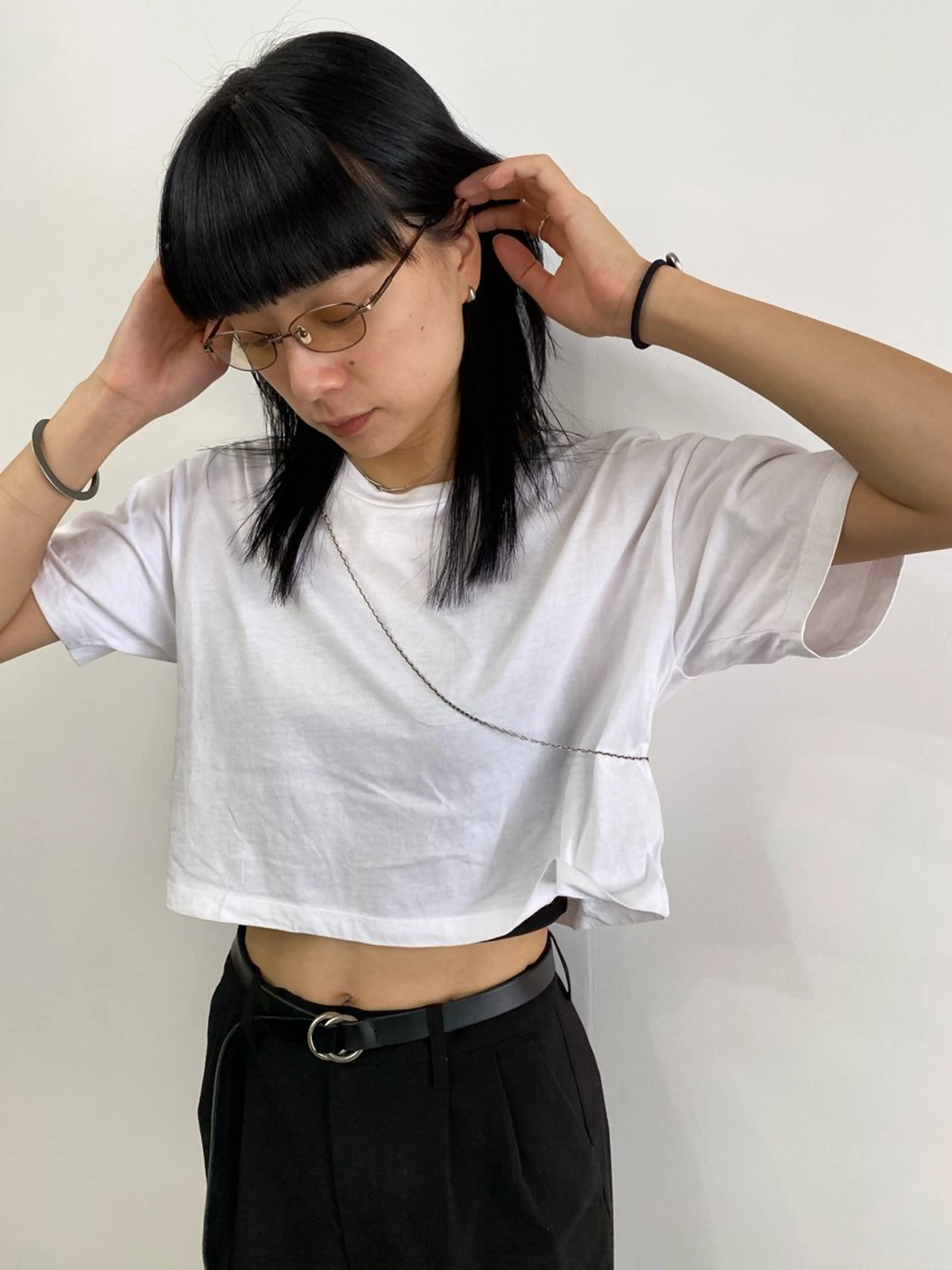 セミロング カラー カット ヘアカラー トリートメント . nanamiのヘアスタイル