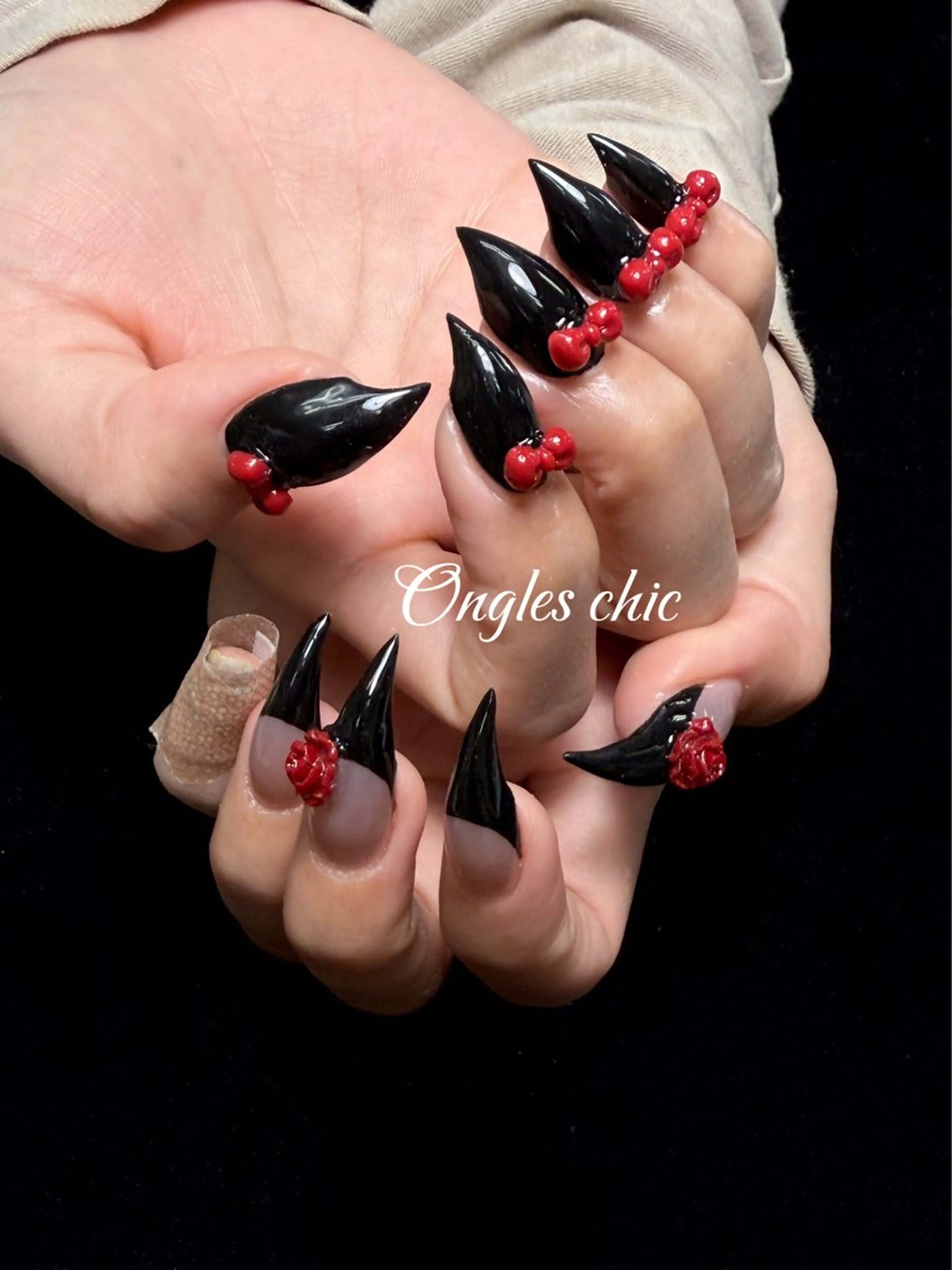 ネイル ハンドネイル ongles chicのネイルデザイン