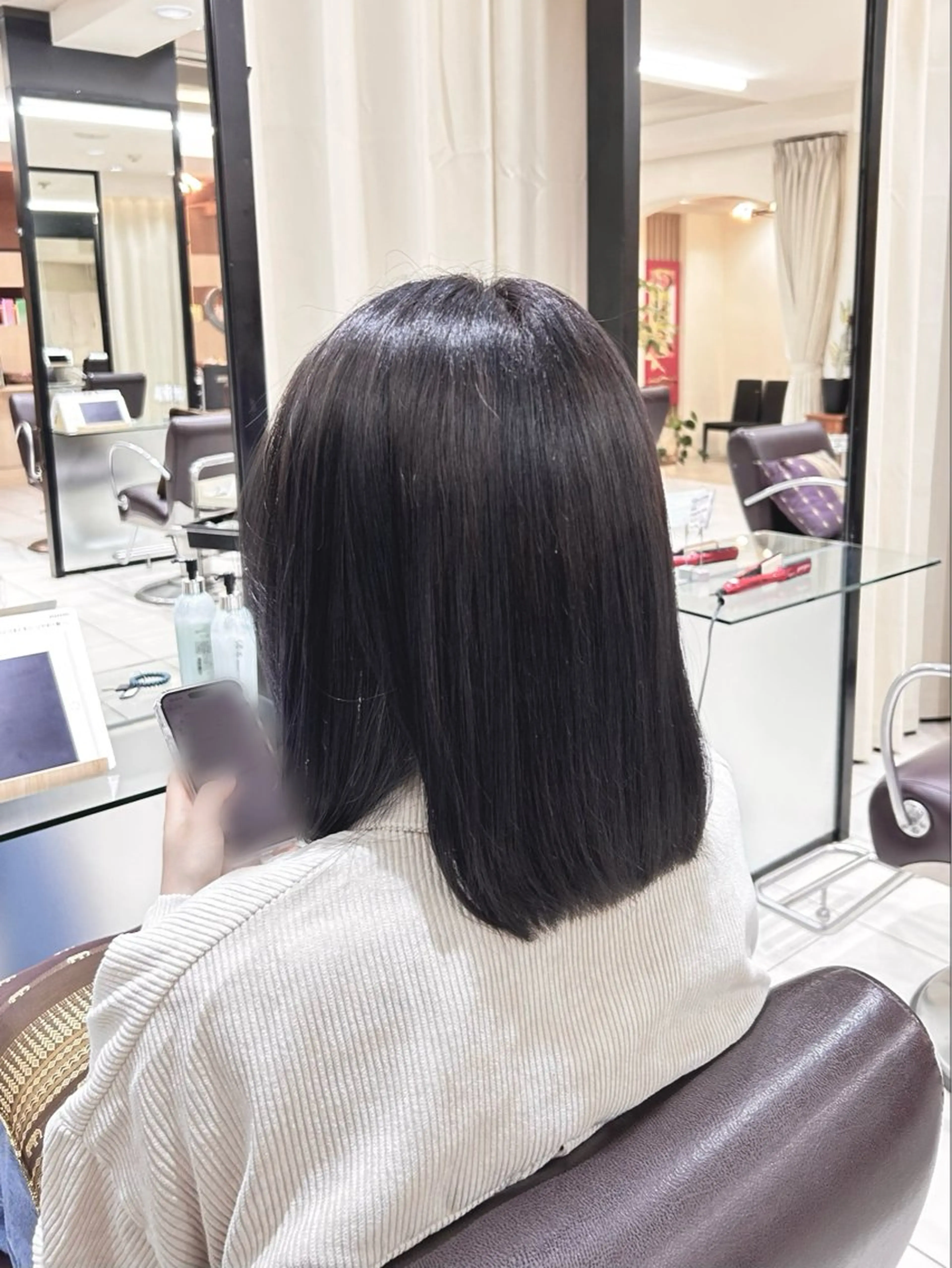 ミディアム カラー アッシュ Clanc.所属・🫧カット¥0/ カノンClanc🫧のヘアスタイル
