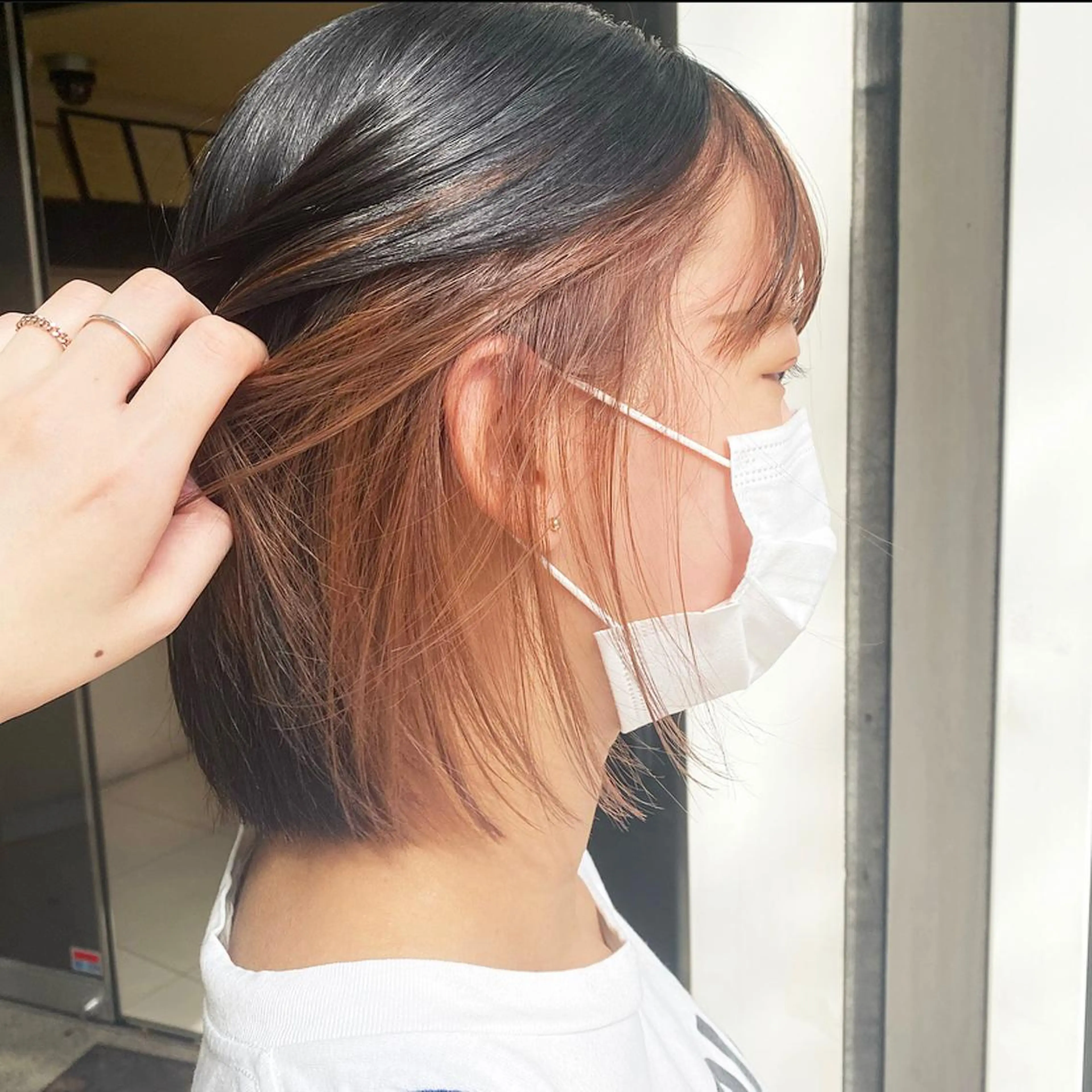 ショート カラー 滝本 里実のヘアスタイル