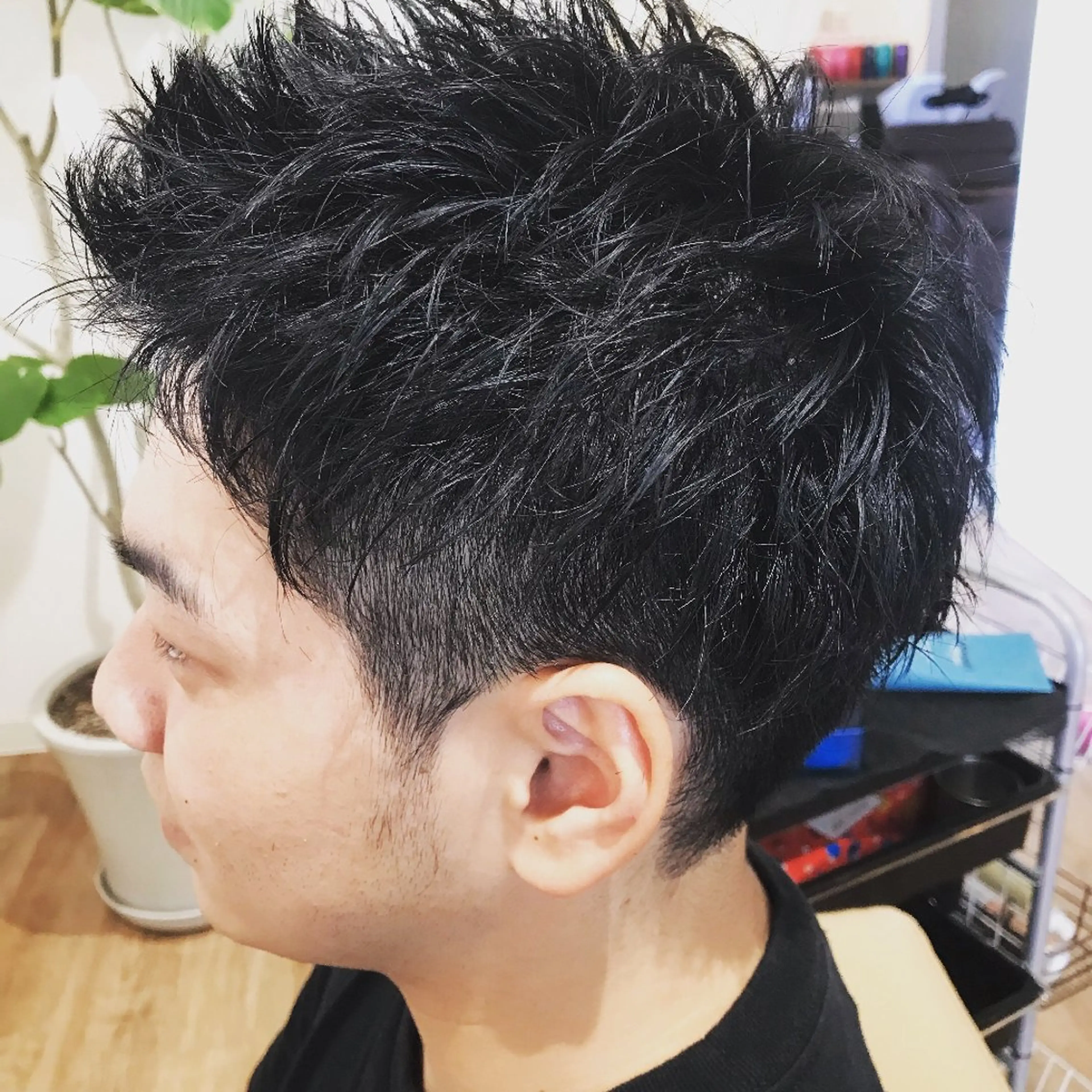 メンズ 艶カラー◎矯正⭐髪診 断#天王寺区@山本
のヘアスタイル