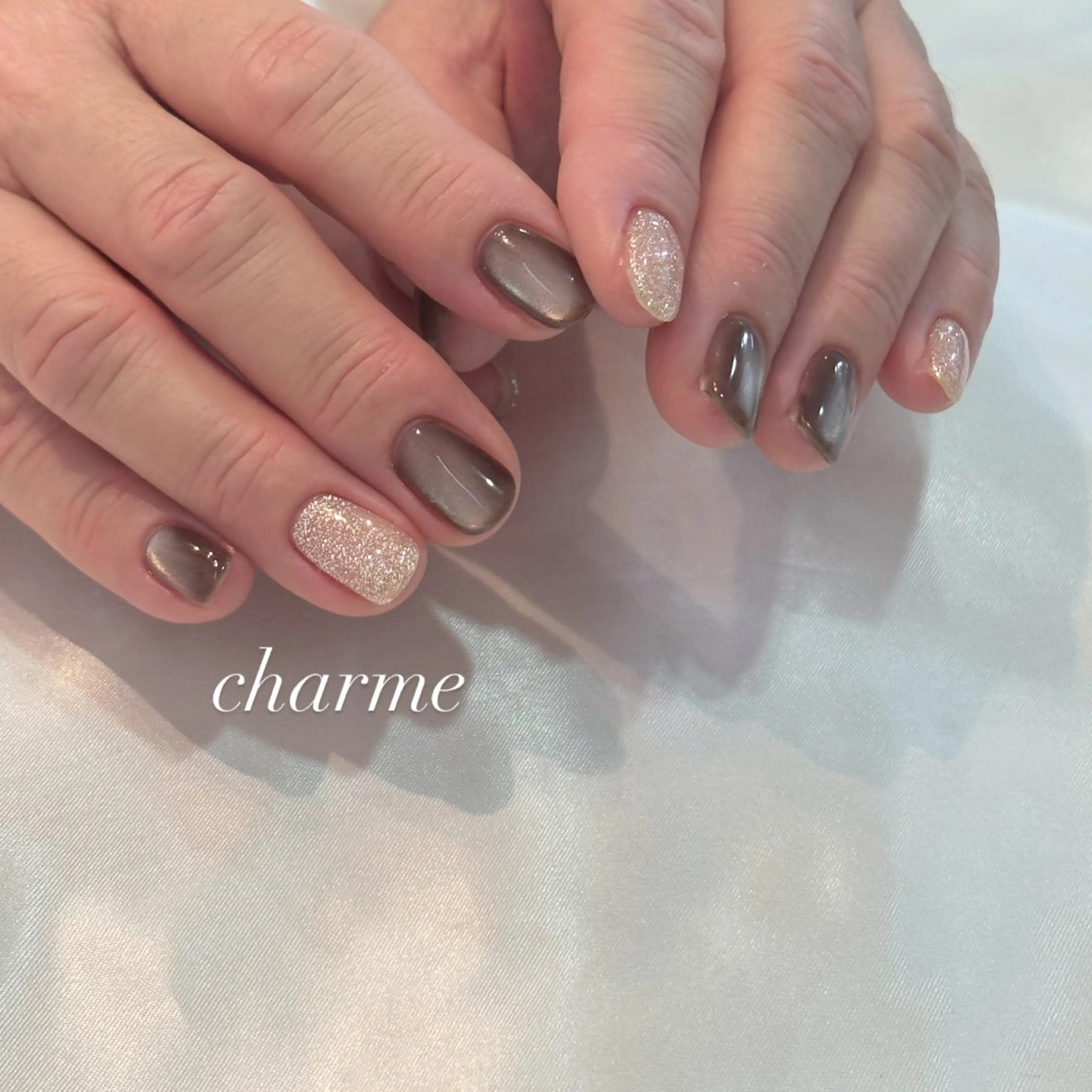 ネイル フラッシュネイル ハンドネイル charme nailのネイルデザイン