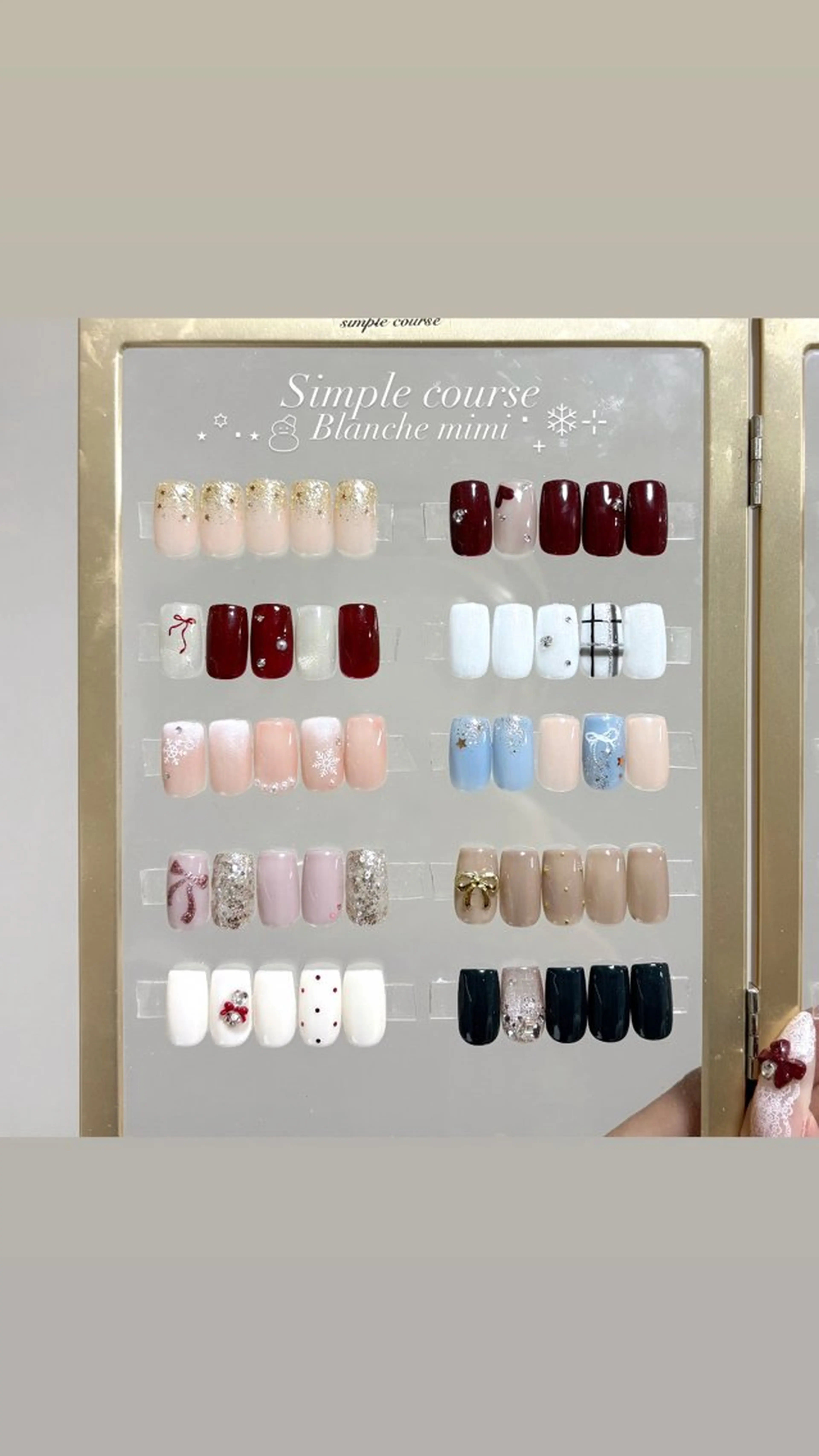 ネイル ハンドネイル Blanche mimi.u_aのネイルデザイン