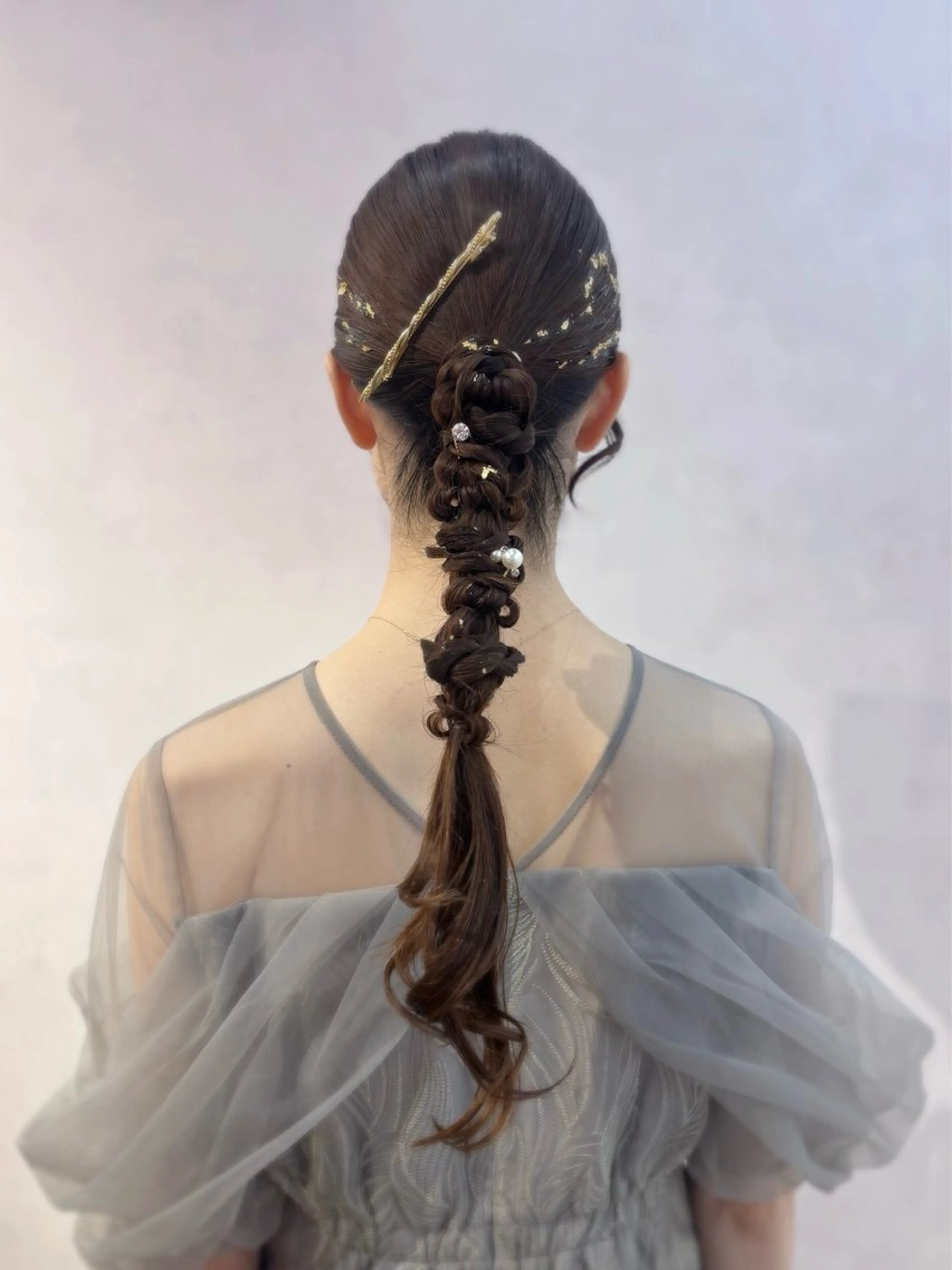 ロング ヘアアレンジ 浴衣 ヘアセット カット モデル募集🎀あゆみのヘアスタイル