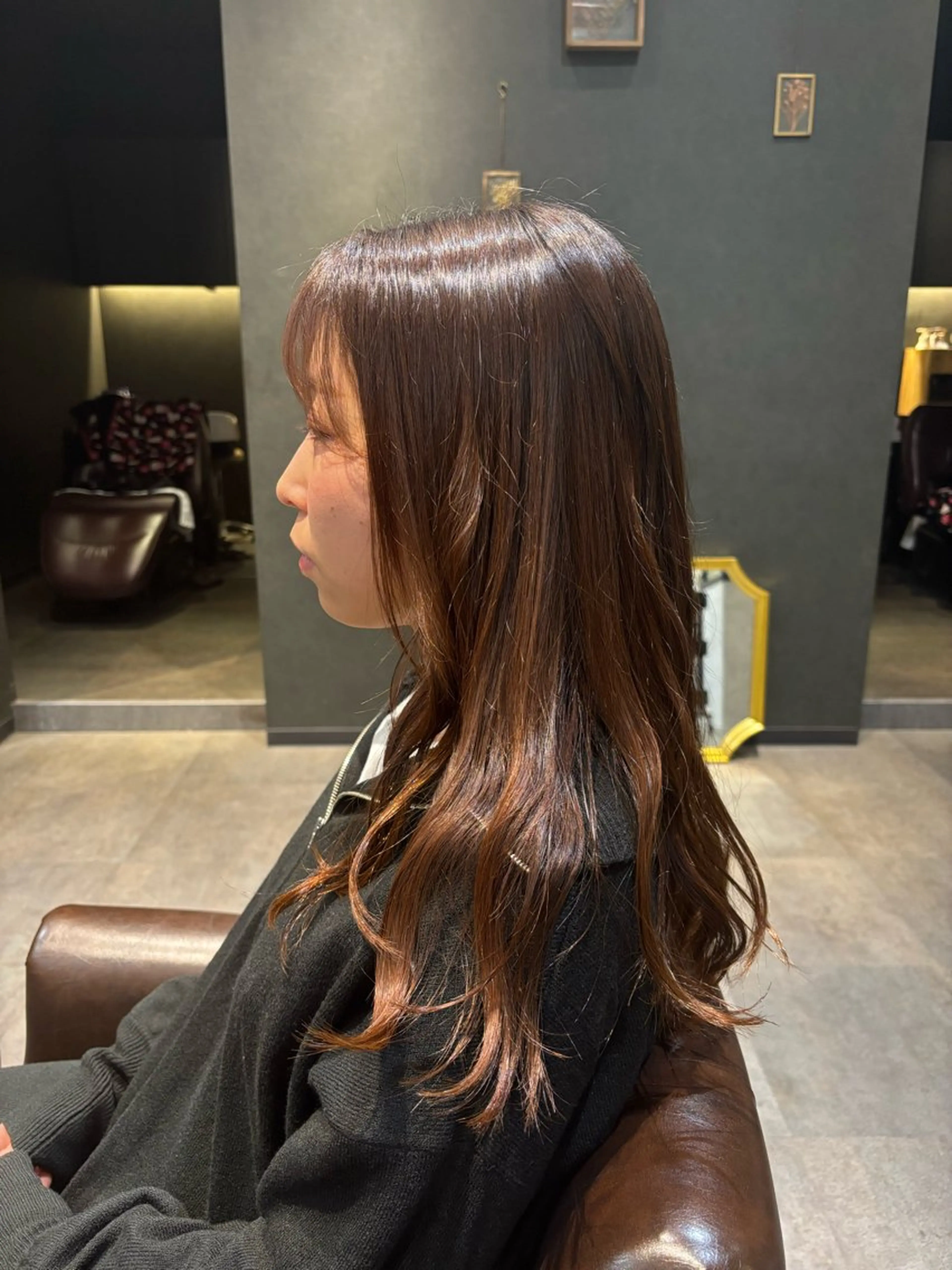 ロング 植松 みくのヘアスタイル