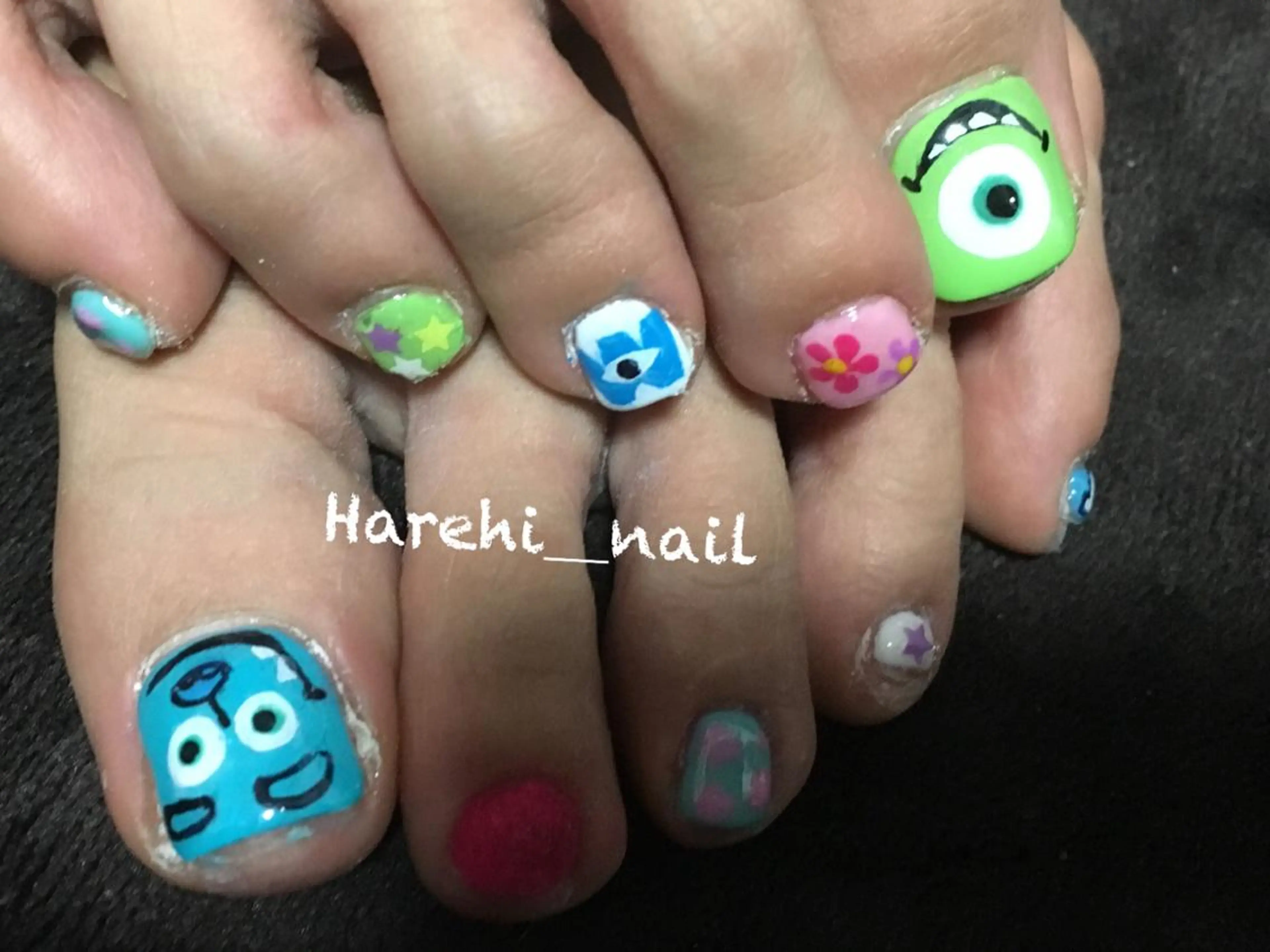 ネイル フットネイル Harehi_ nailのネイルデザイン
