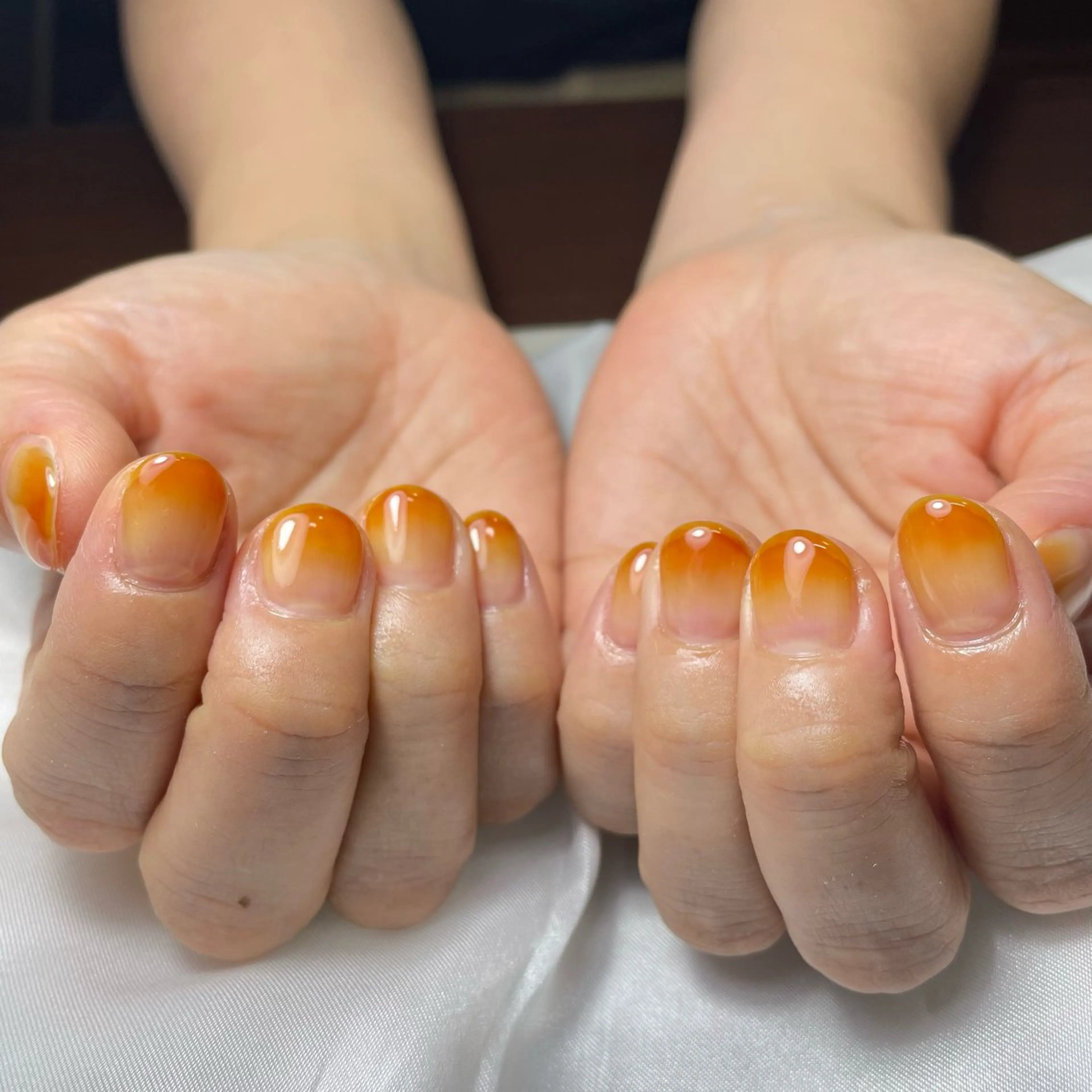 ネイル オレンジ WATANABE MAYUMIのネイルデザイン