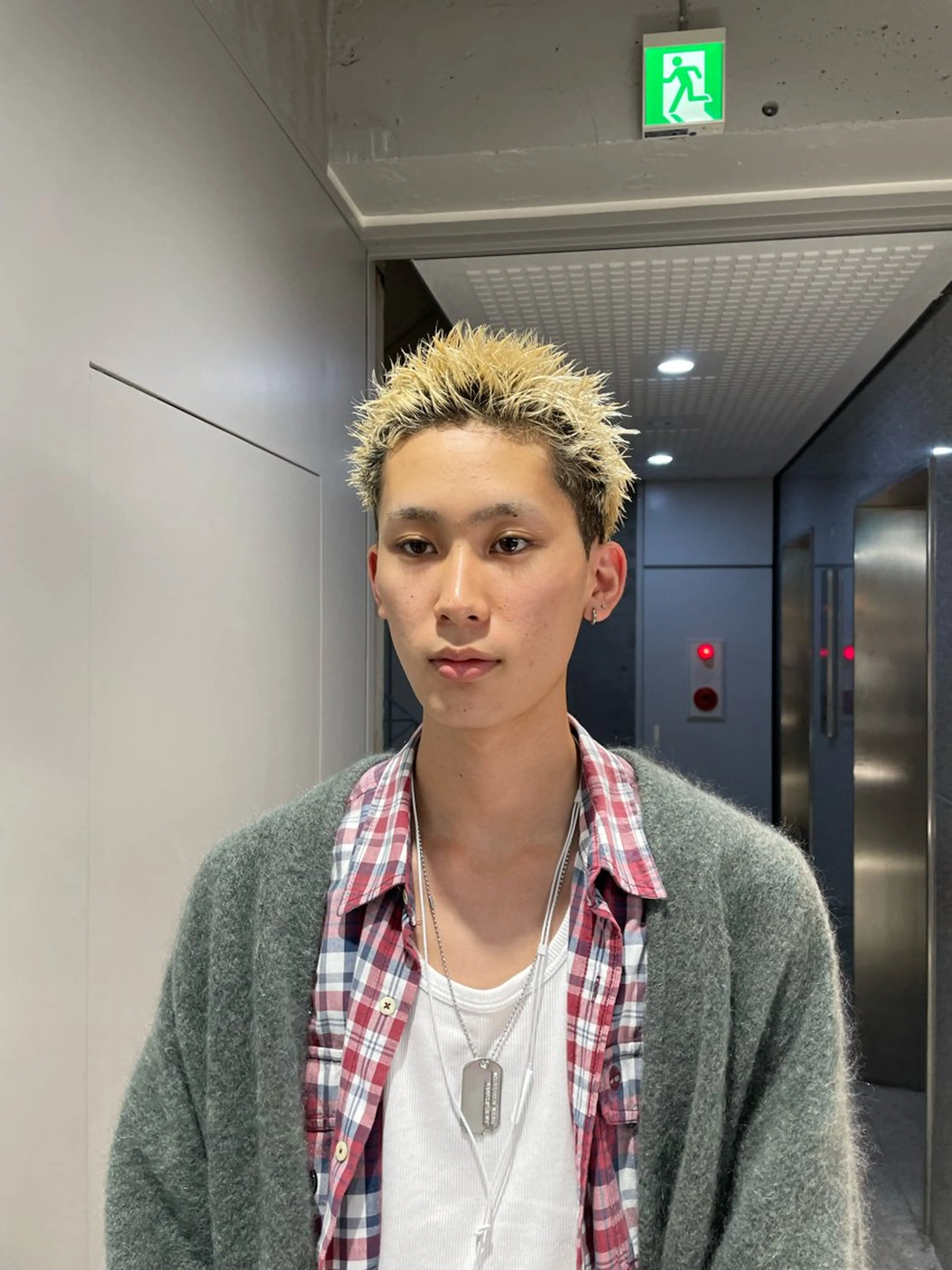 ショート カラー パーマ メンズ カット ヘッドスパ ヘアセット 🔥メンズ 特化🔥菊水皐暉🔥のヘアスタイル