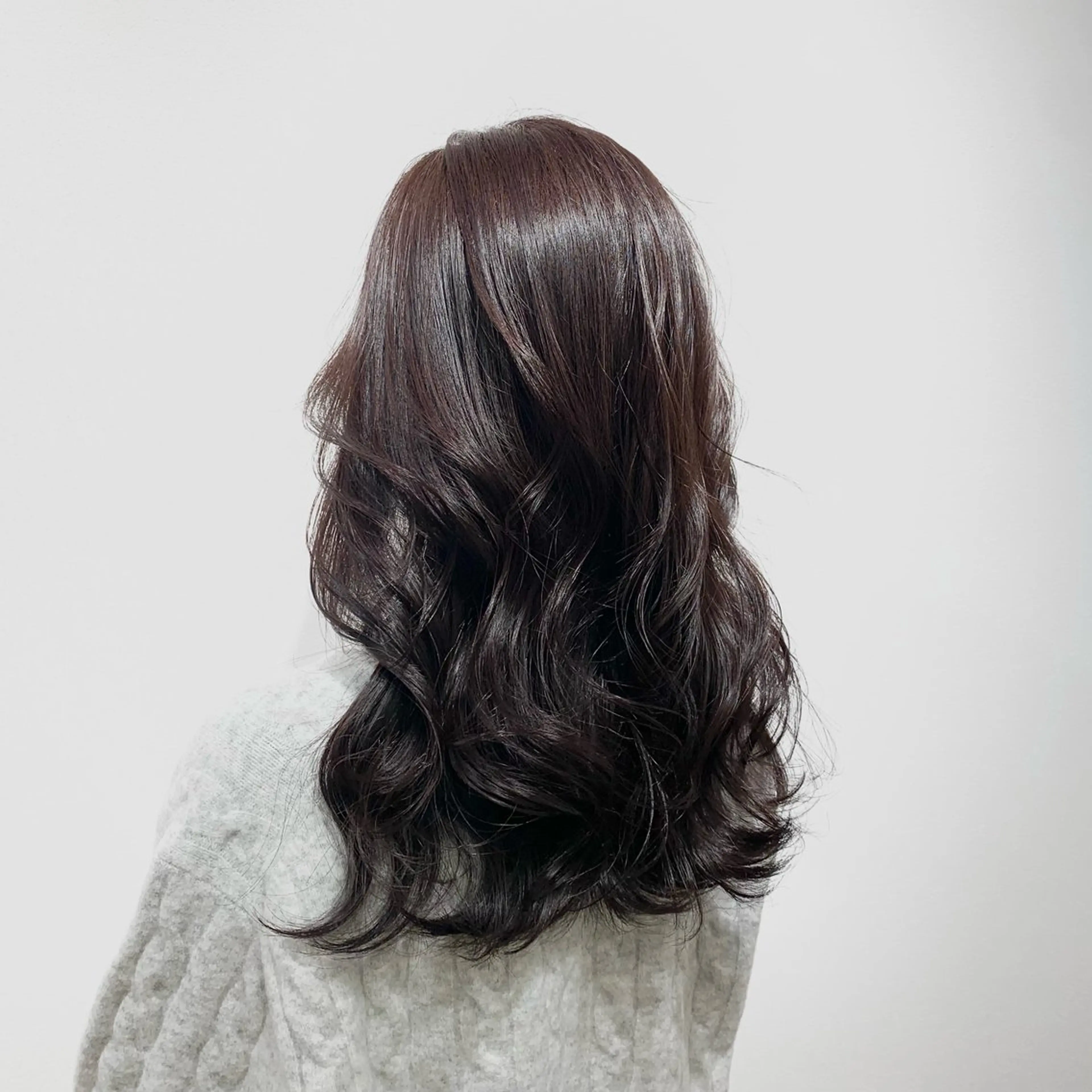 ロング カラー ヘアアレンジ キヨミ 韓国レイヤーカットのヘアスタイル