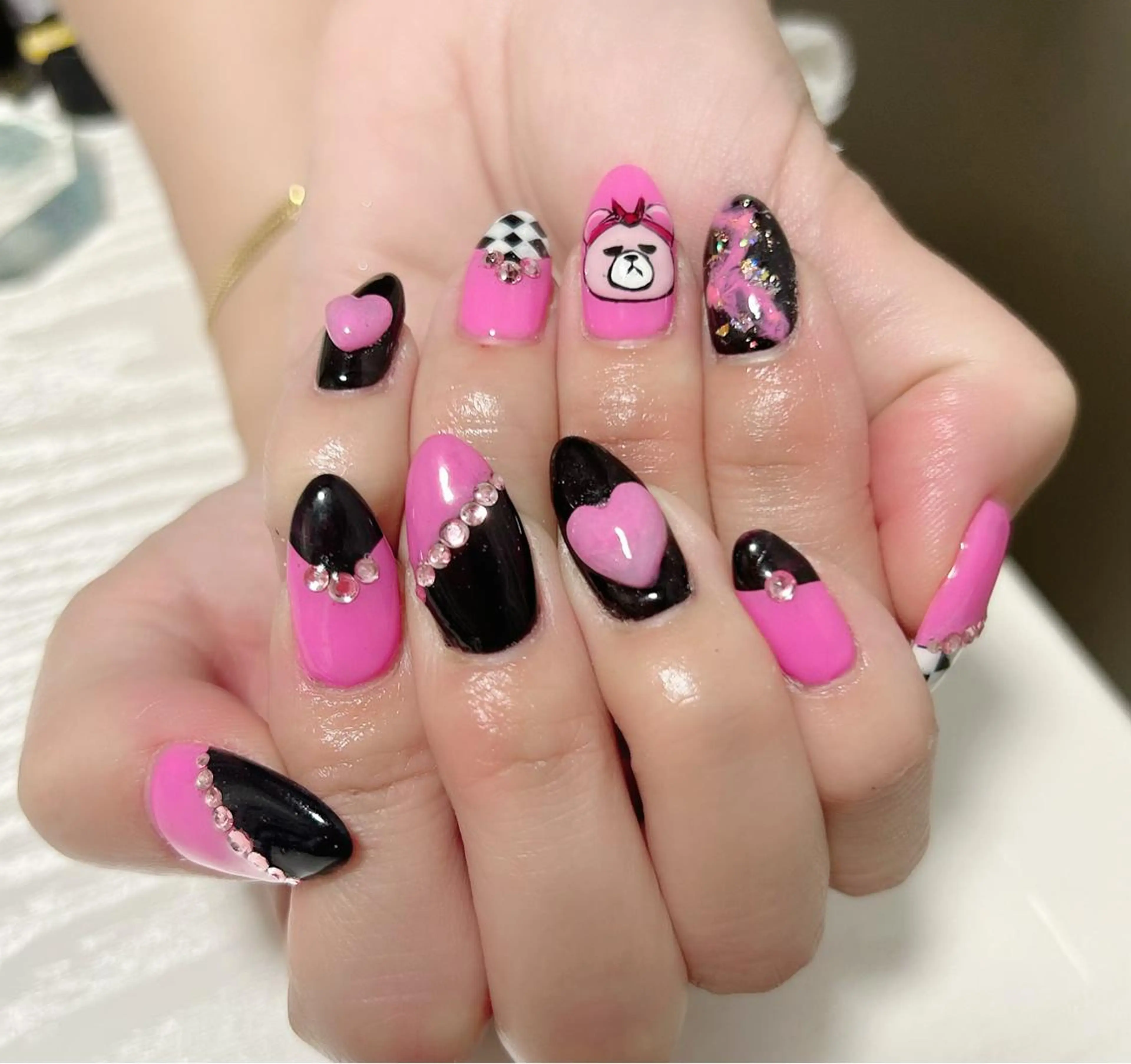 ネイル アートネイル オーロラネイル チークネイル フレンチネイル ジェルネイル Nail Salon Dream Mamのネイルデザイン