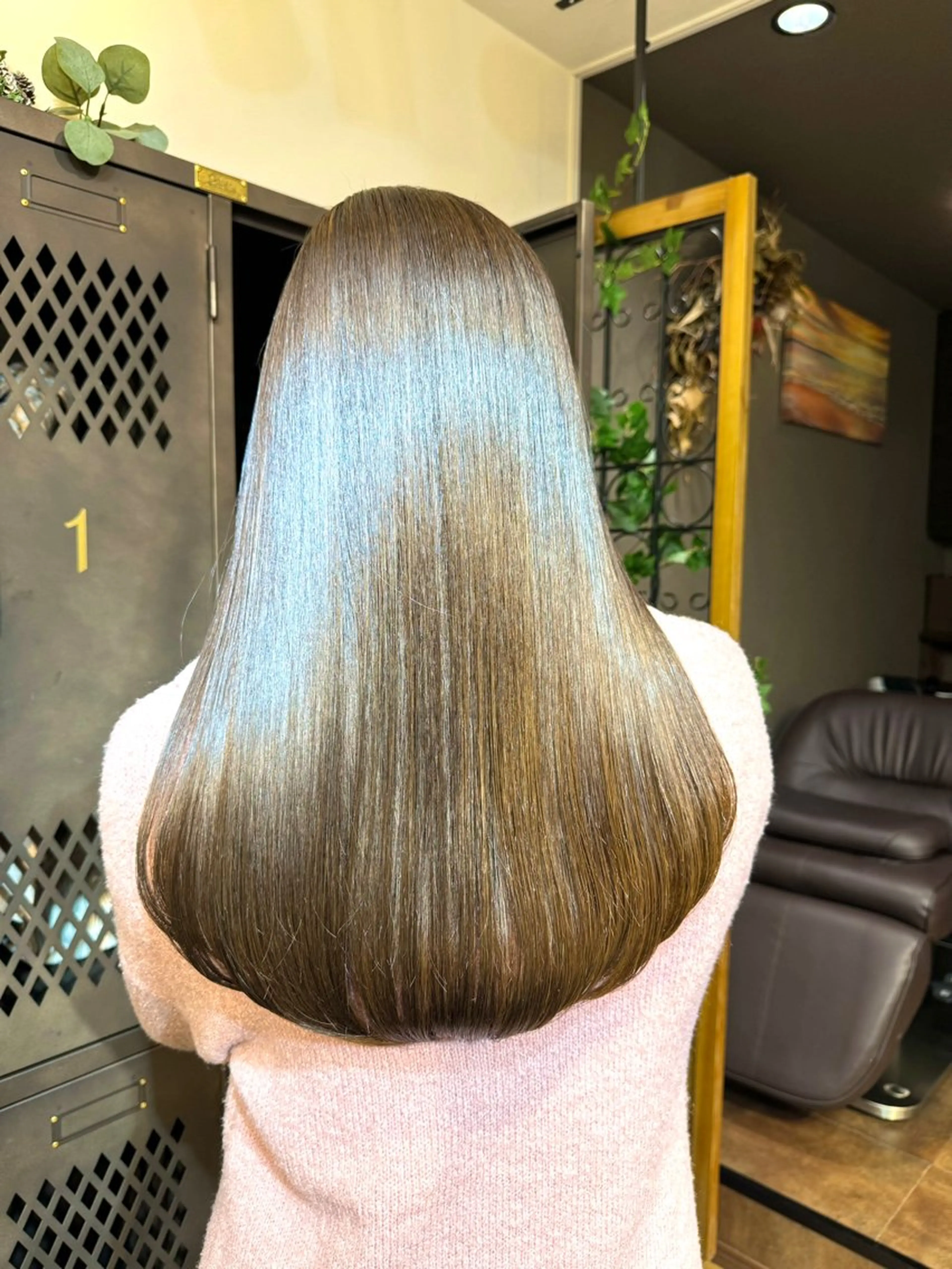 ロング カット 縮毛矯正 トリートメント 伏田 遼馬のヘアスタイル