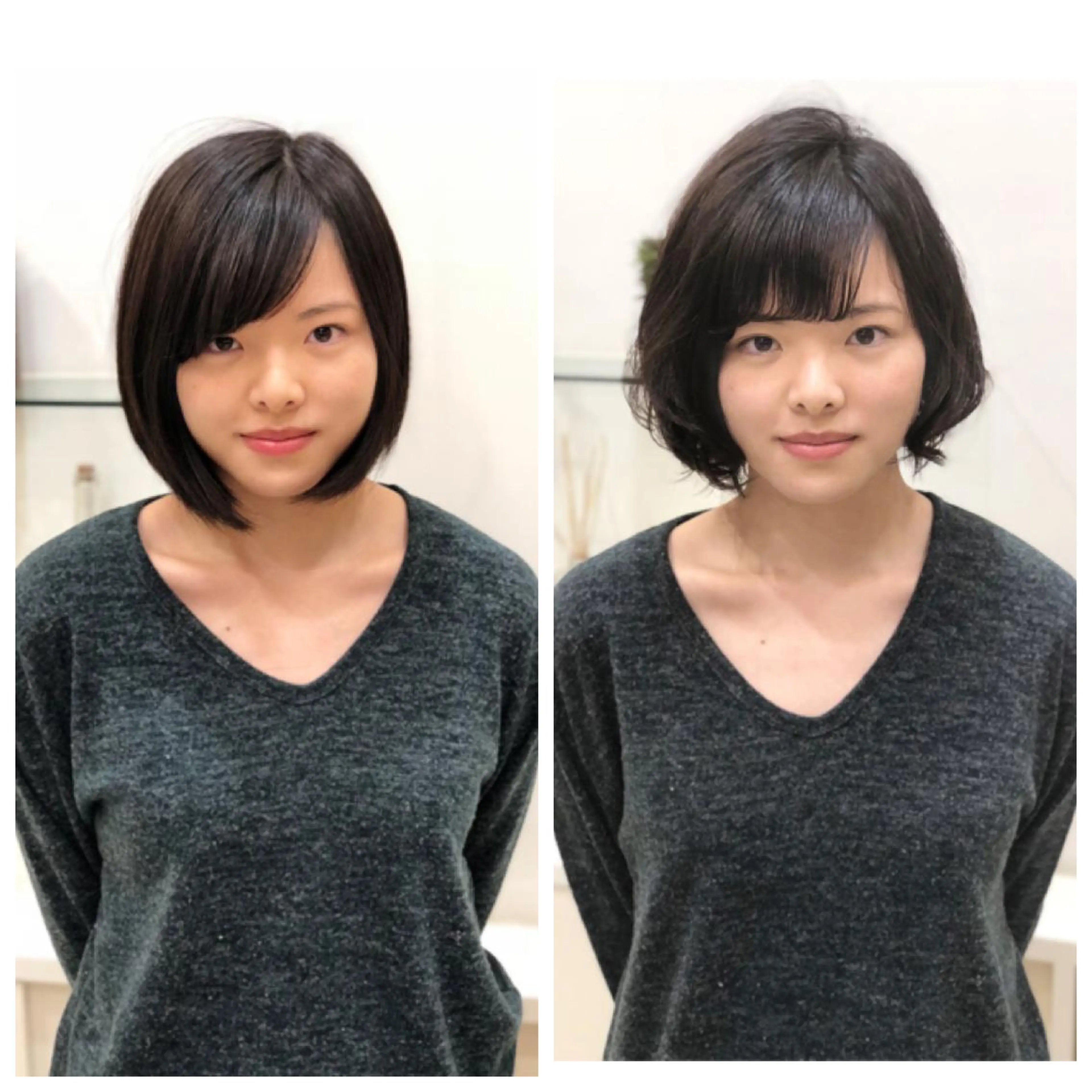 ショート パーマ 小顔カット ニュアンスパーマ ディレクター ノナカのヘアスタイル