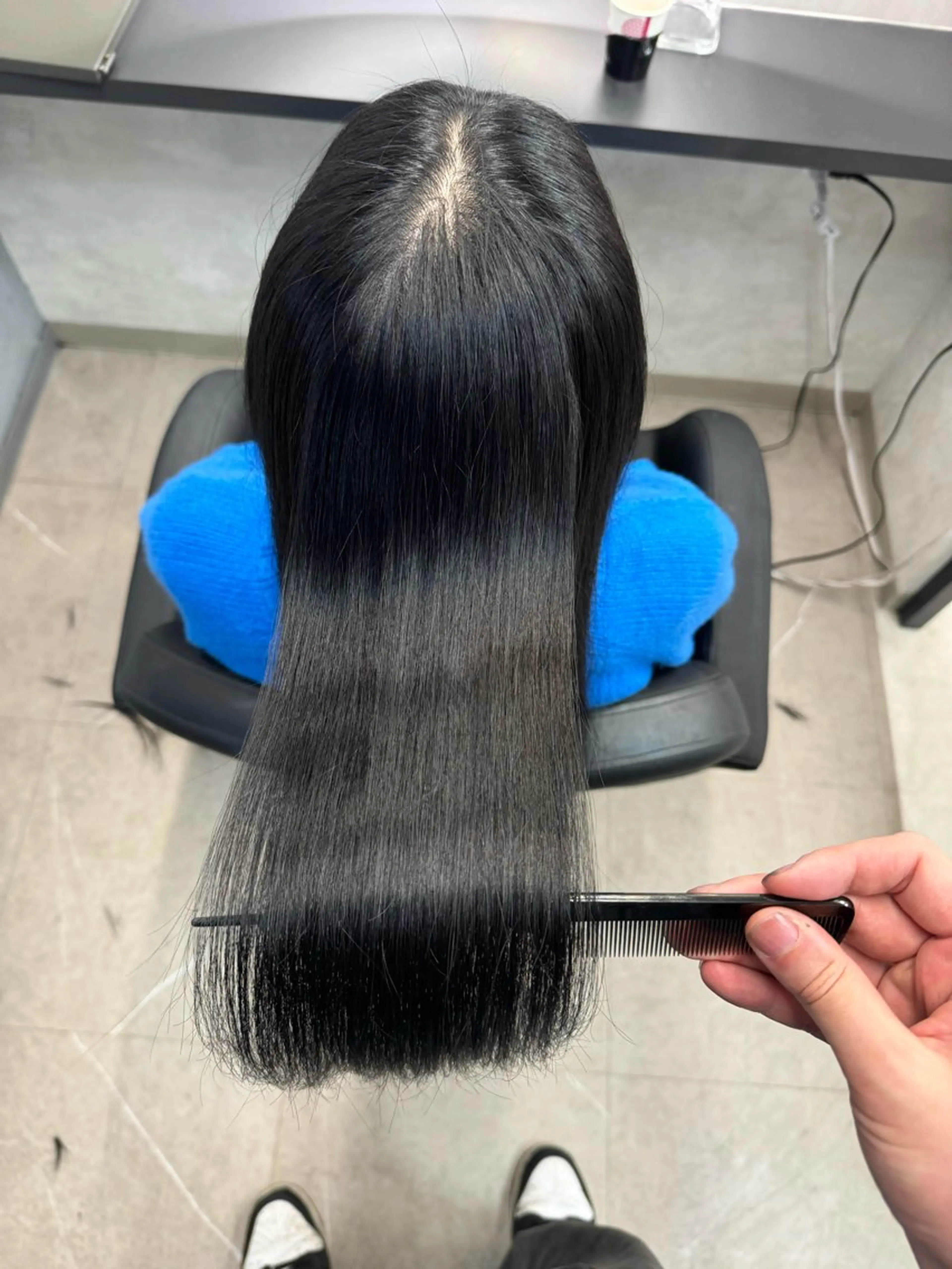 ロング ヘアカラー トリートメント XYZ所属・縮毛矯正/髪質改善 韓国風/MIKIYAのヘアスタイル