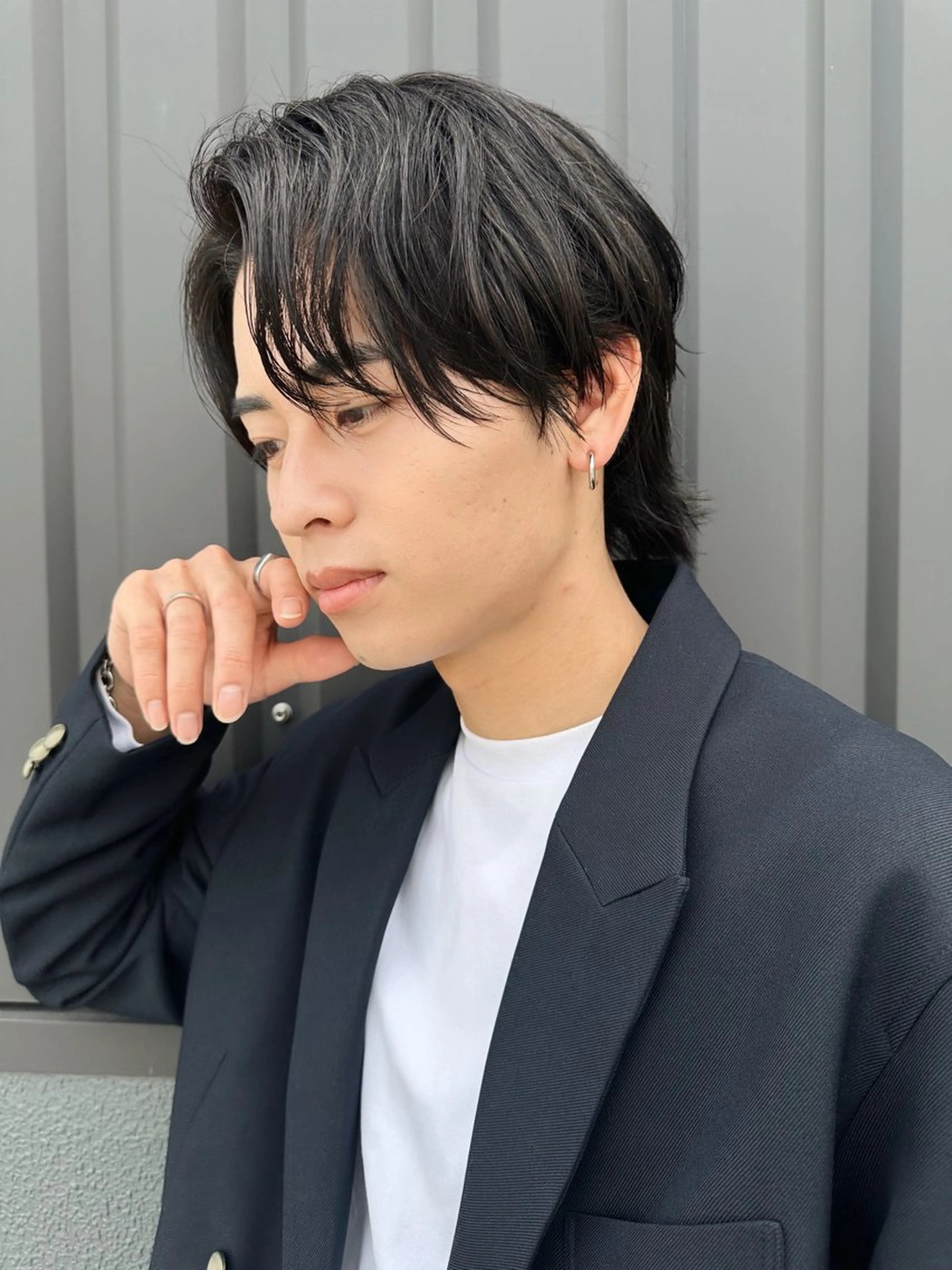 メンズ カット パーマ 【LIC】南堀江 安藝颯/メンズ限定のヘアスタイル