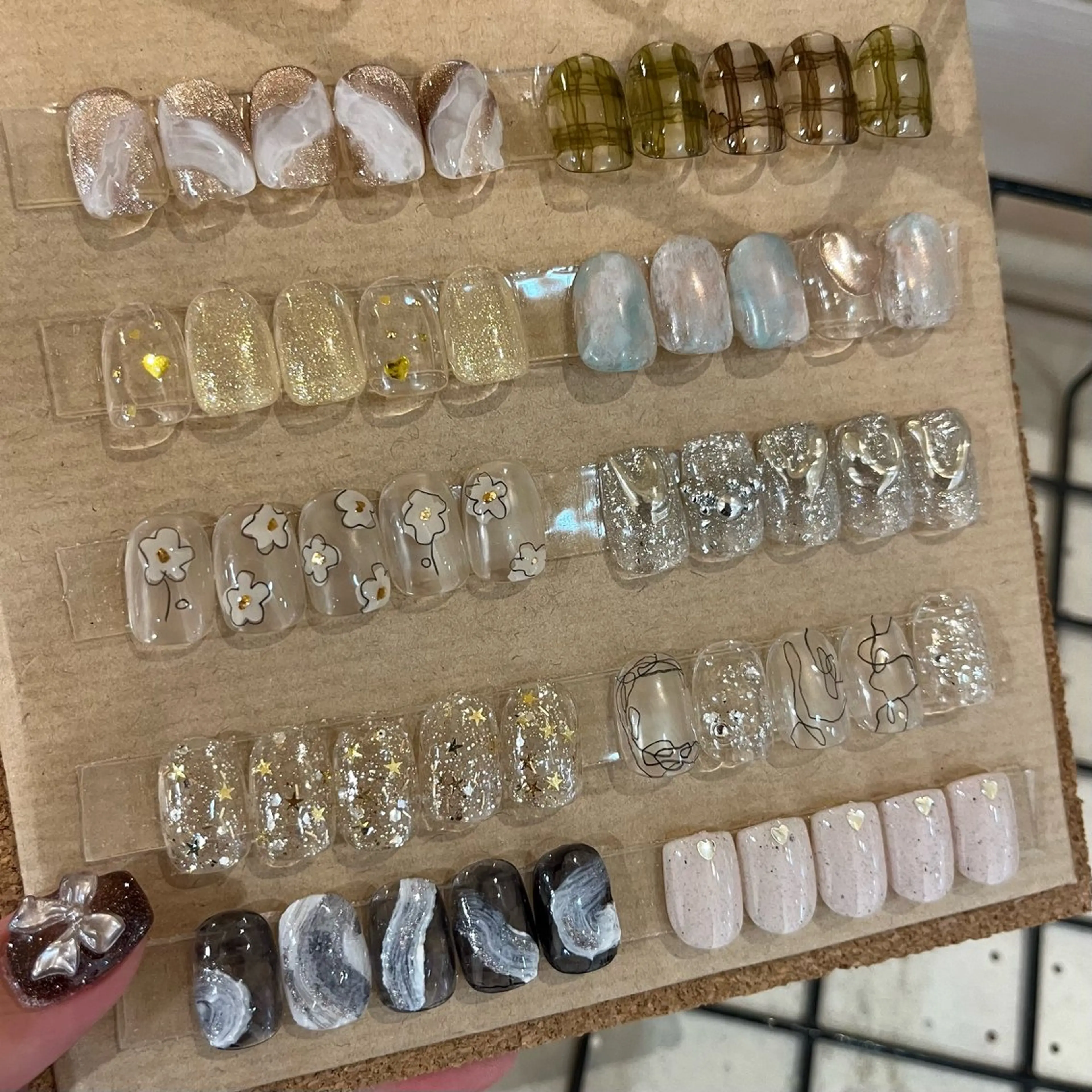 ネイル アートネイル ハンドネイル 𝗿𝗶𝗰𝗼 ˎˊ˗のネイルデザイン