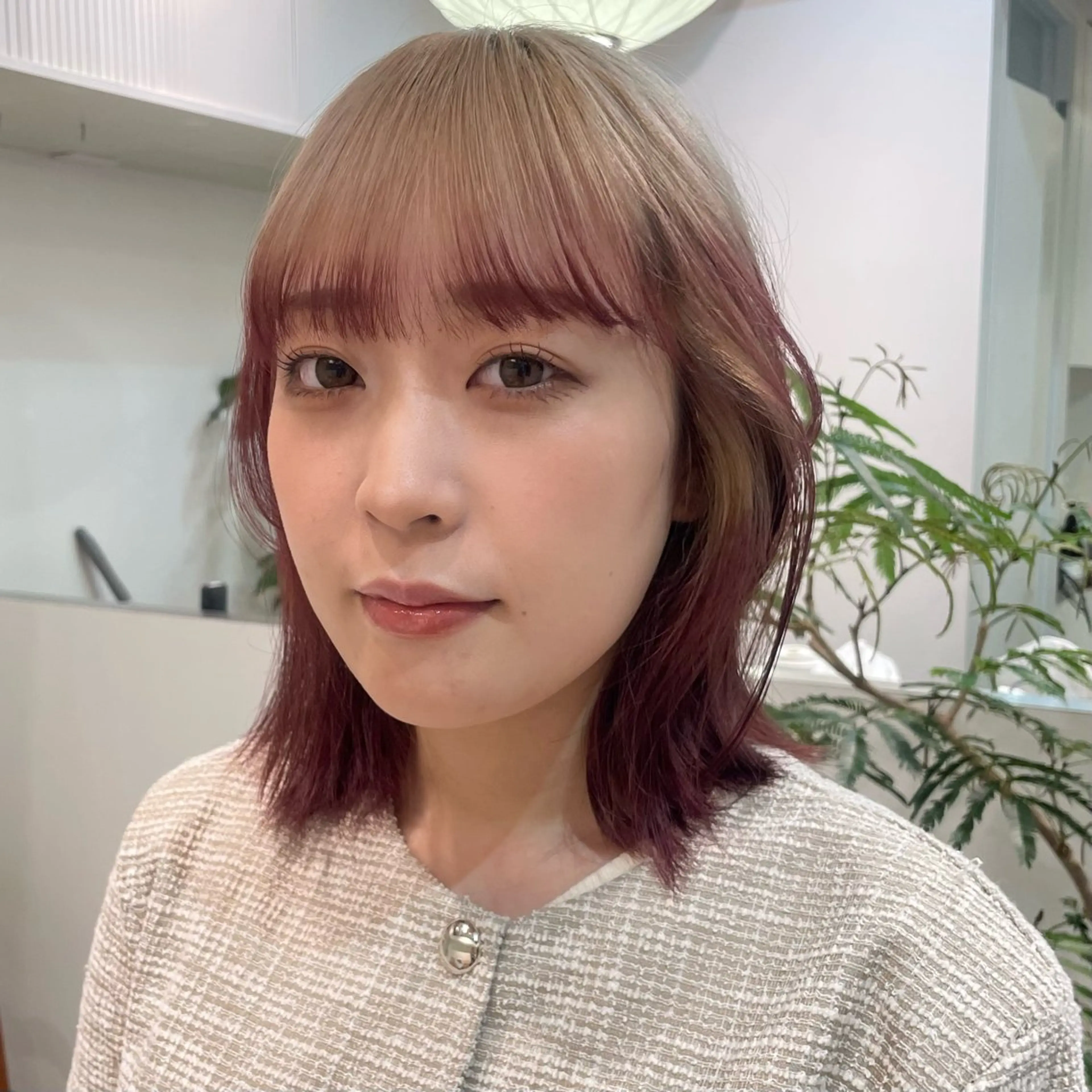 セミロング カラー ヘアカラー トリートメント 🪅ブリーチカラー 🪅琉羽Ruuのヘアスタイル