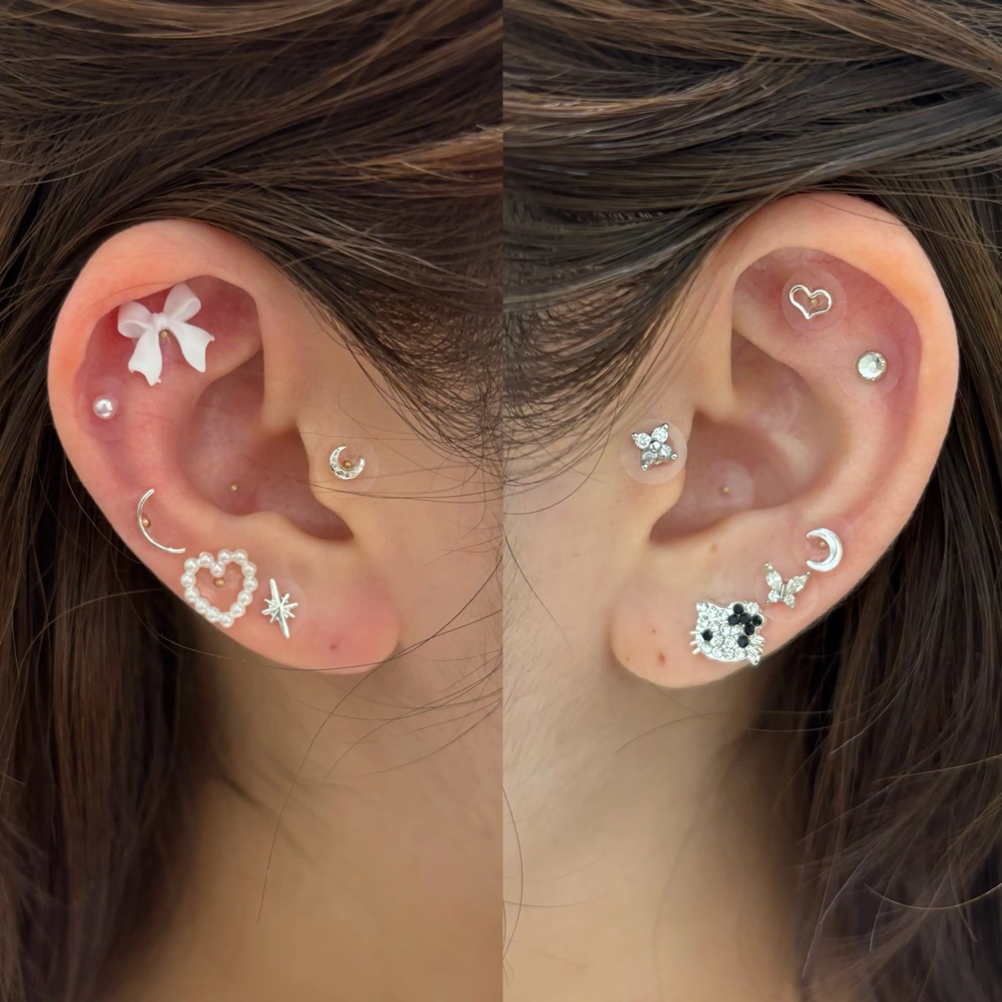 耳ツボJewelry 👂🏻💎(5〜6粒)の写真