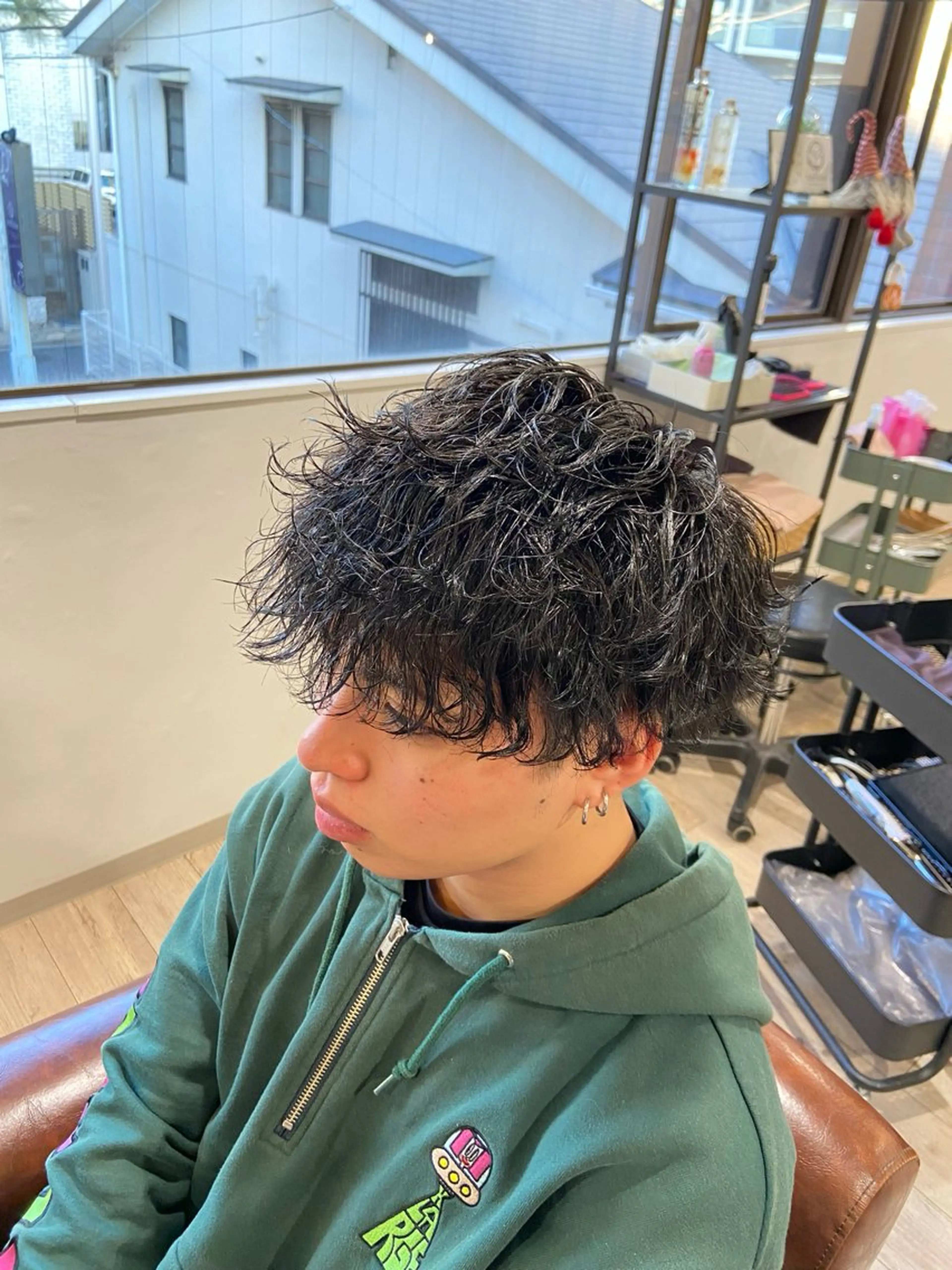 メンズカット➕ツイストスパイラルパーマの写真