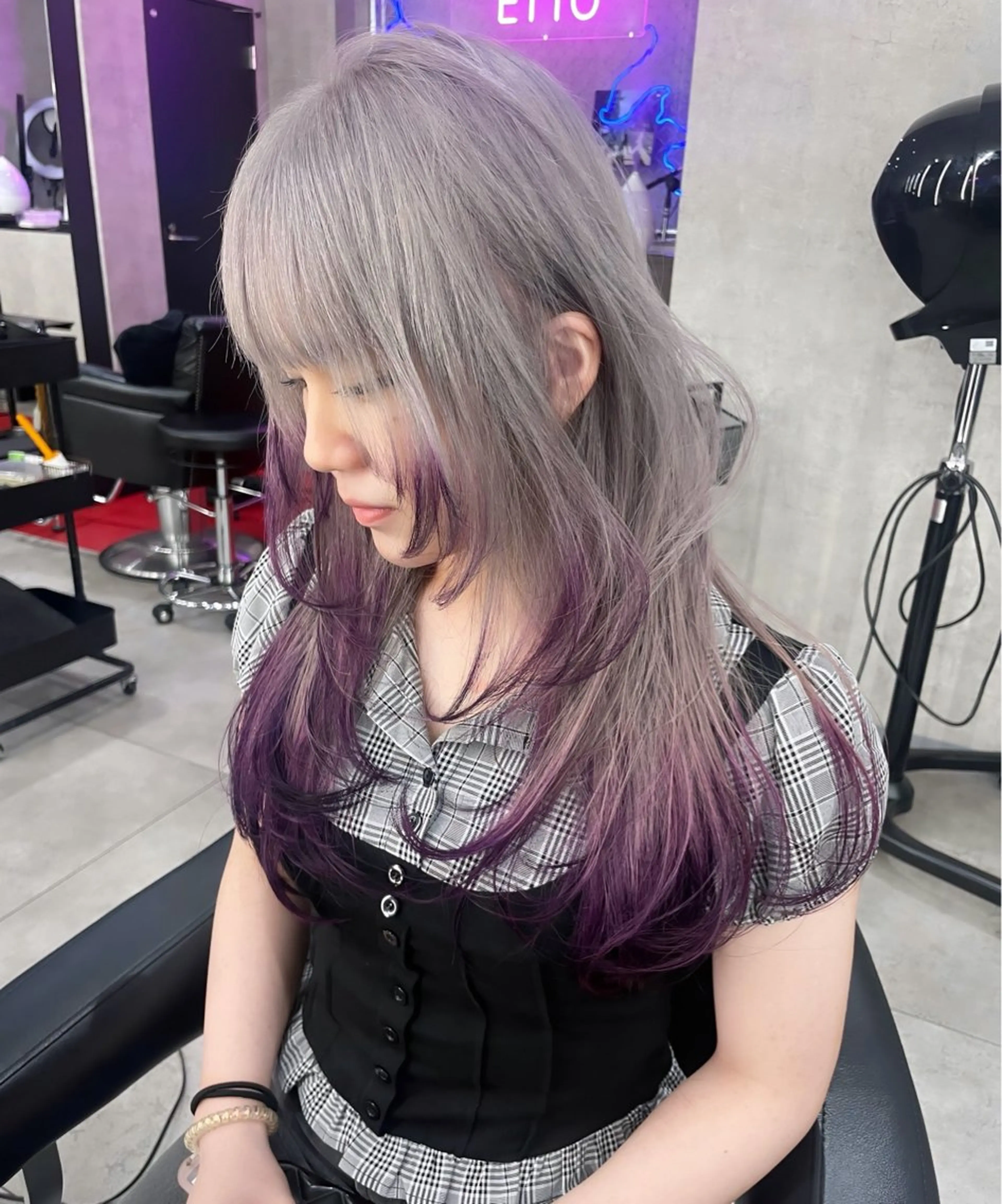 セミロング ヘアカラー トリートメント actanoid etto所属・佐藤 香太のヘアスタイル