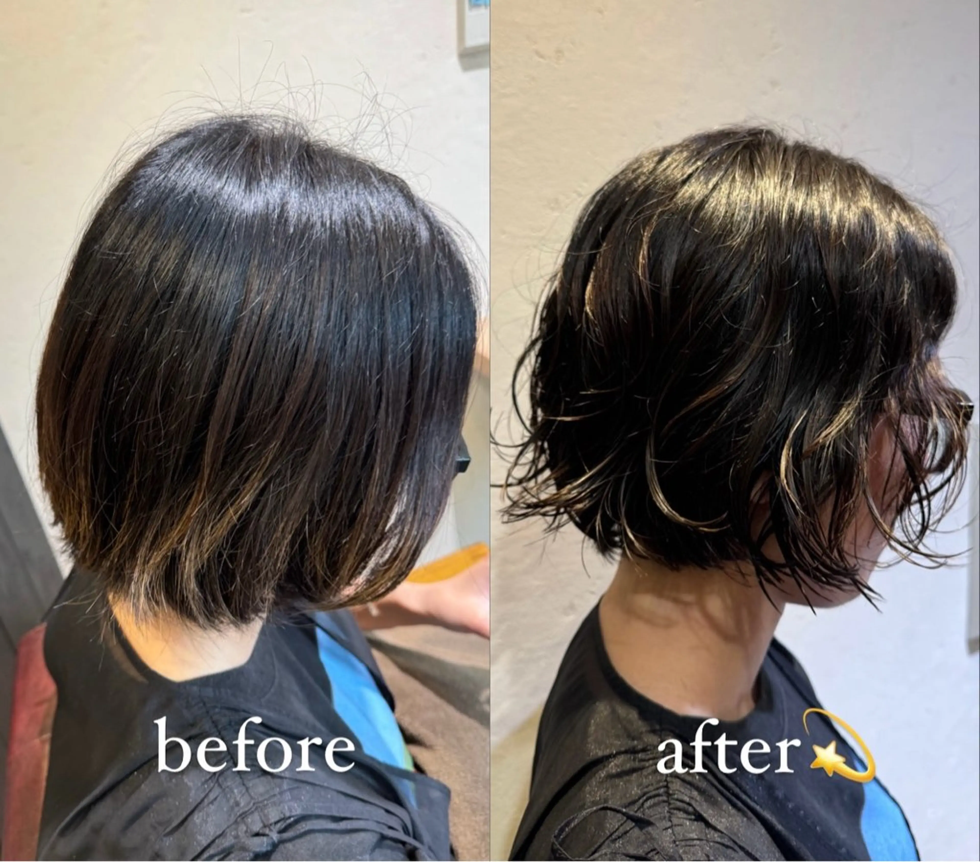 ショート パーマ カット パーマ トリートメント 髪質改善🫧 Natsumiのヘアスタイル