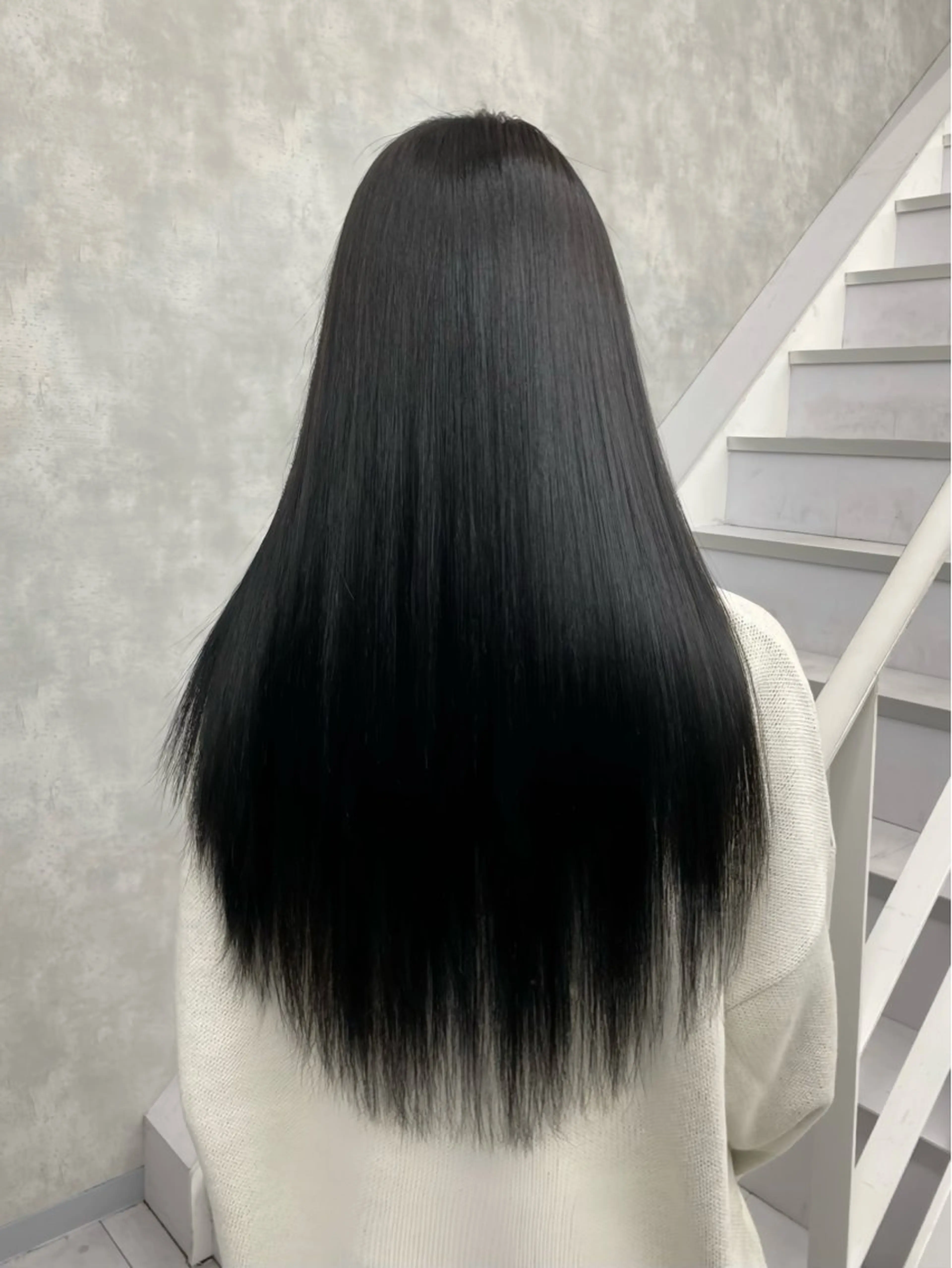 ロング カラー 髪質改善 韓国風ヘア レイヤーカット トリートメント レイヤー/艶カラー /韓国ヘア/高松のヘアスタイル