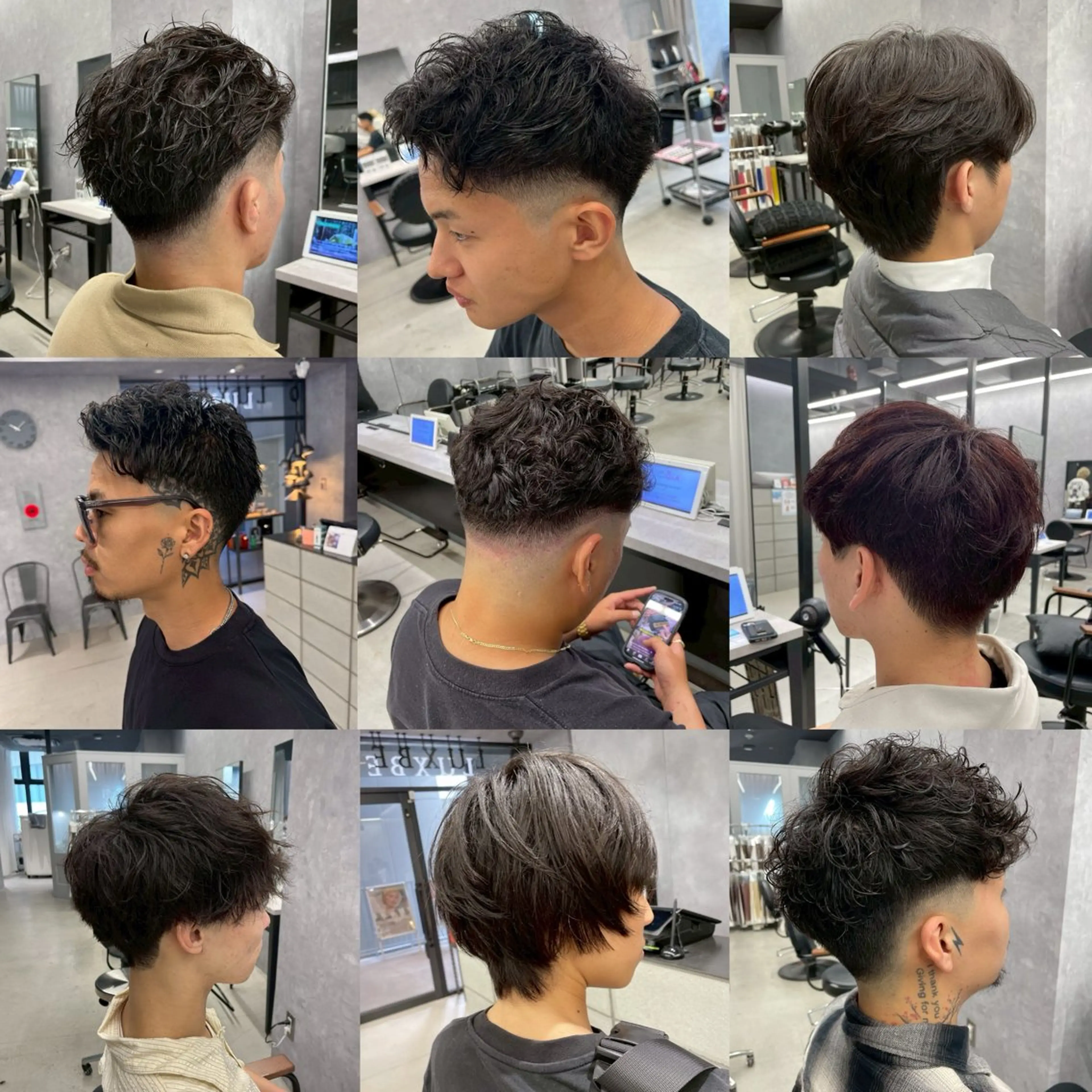 メンズ LUXBE LUCE 愁のヘアスタイル