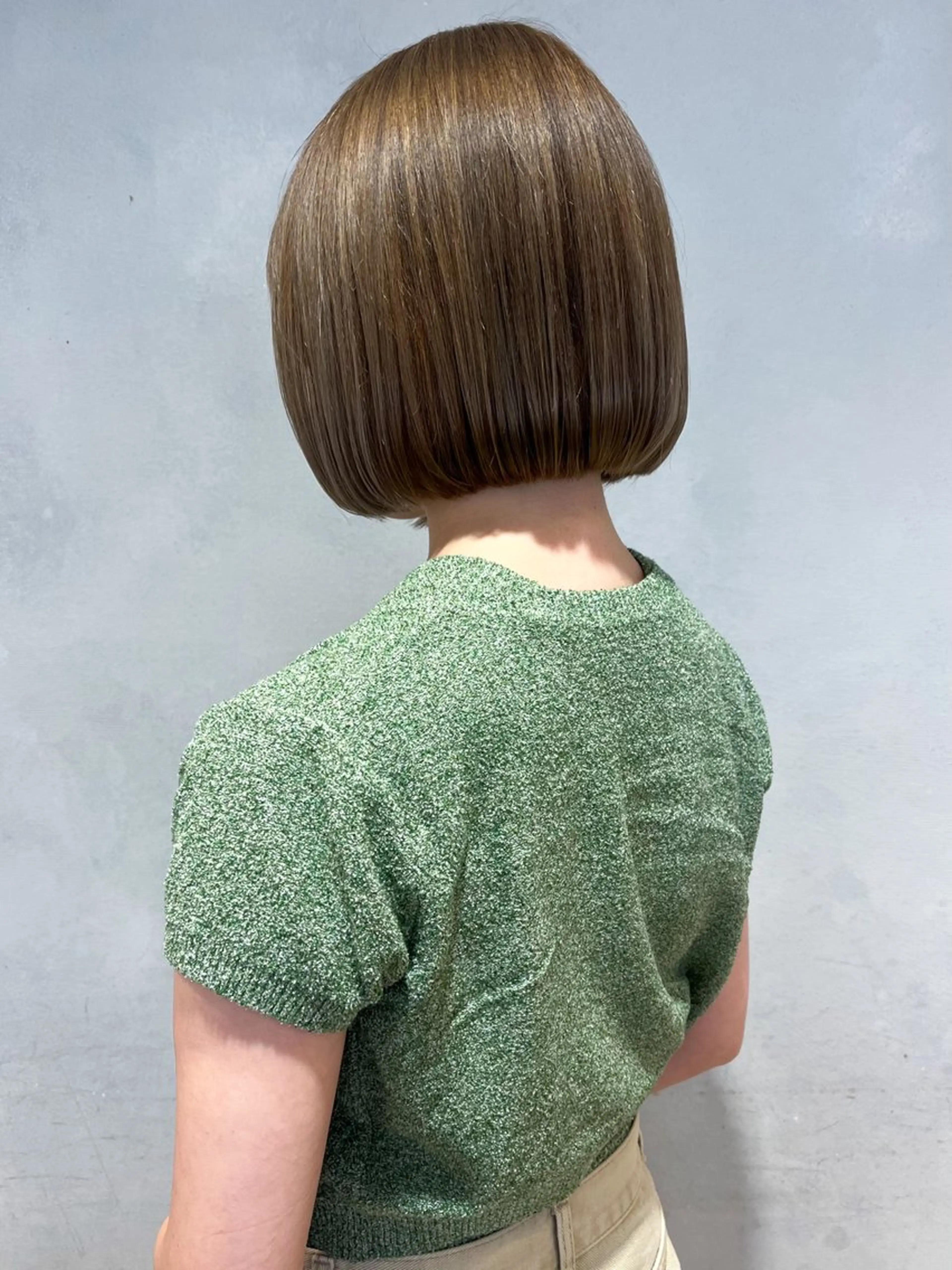 ショート カラー カット ヘアカラー 地毛風ストレート ミニボブ🌷江梨🍎のヘアスタイル