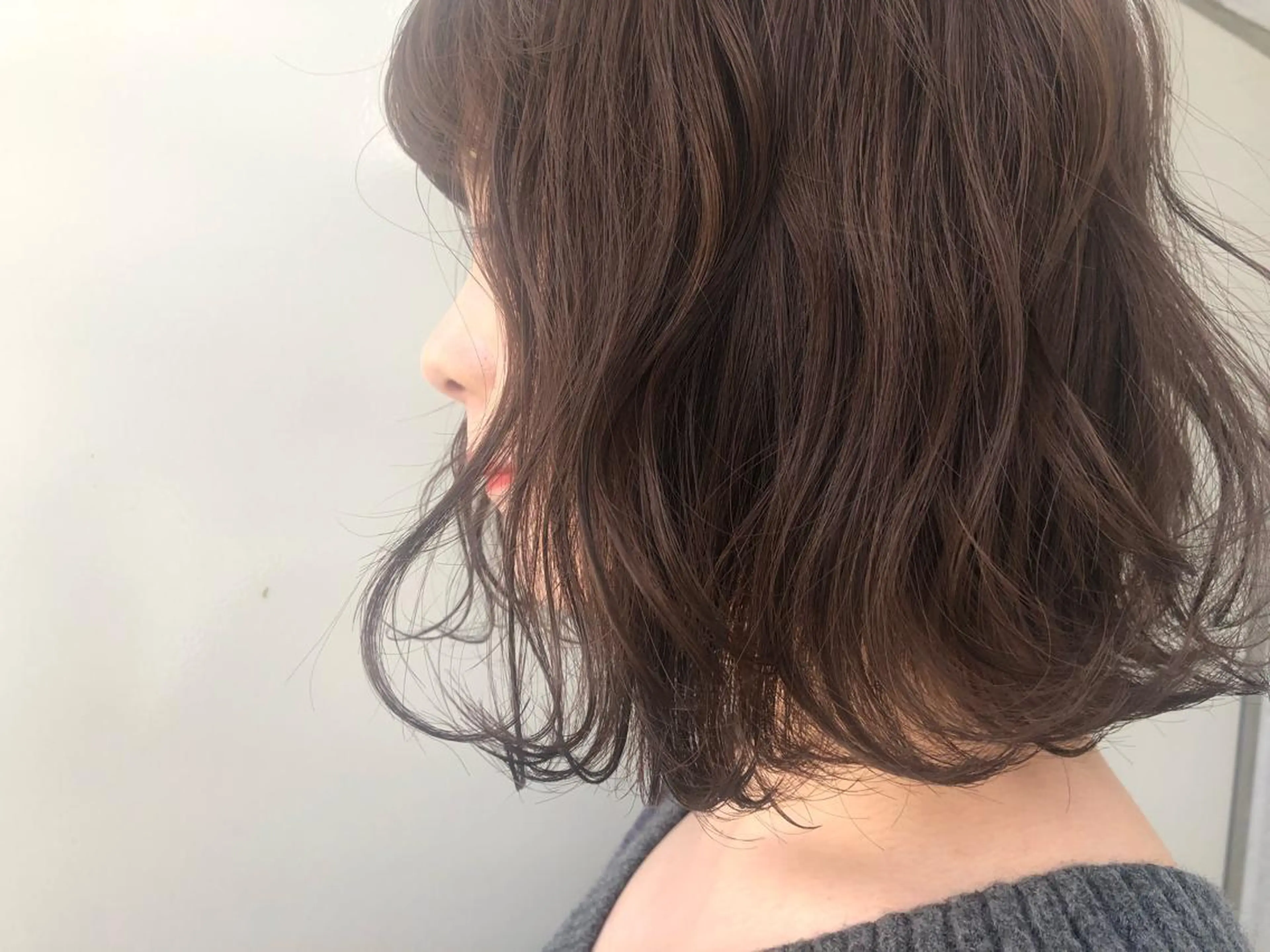 ミディアム カラー ヘアアレンジ アディクシーカラー ブリーチ ブリーチなしカラー カット ヘアカラー トリートメント NANA／trend style🕊🍑のヘアスタイル