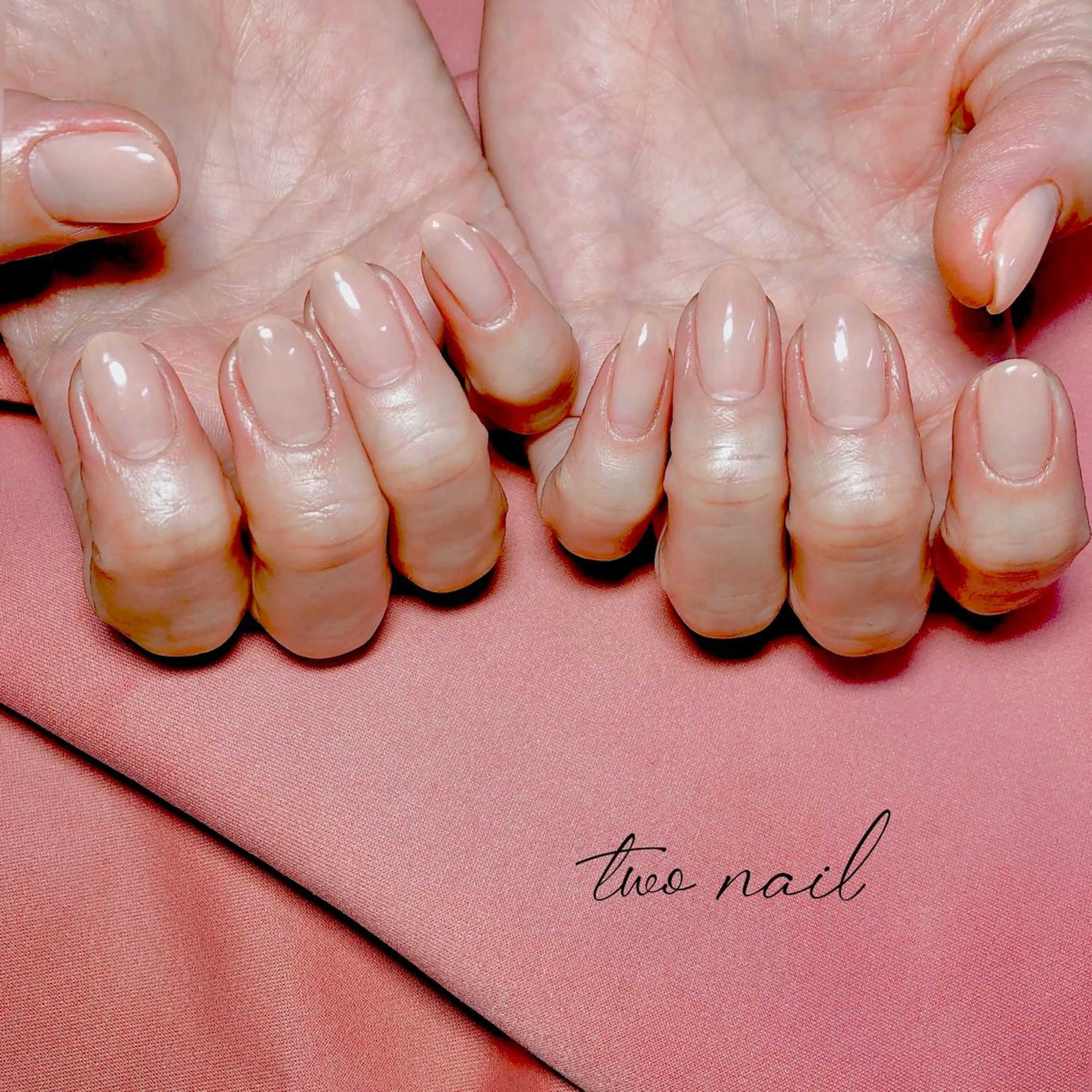 ネイル アートネイル フットネイル ハート ニュアンスネイル ホワイト ハンドネイル two nailのネイルデザイン