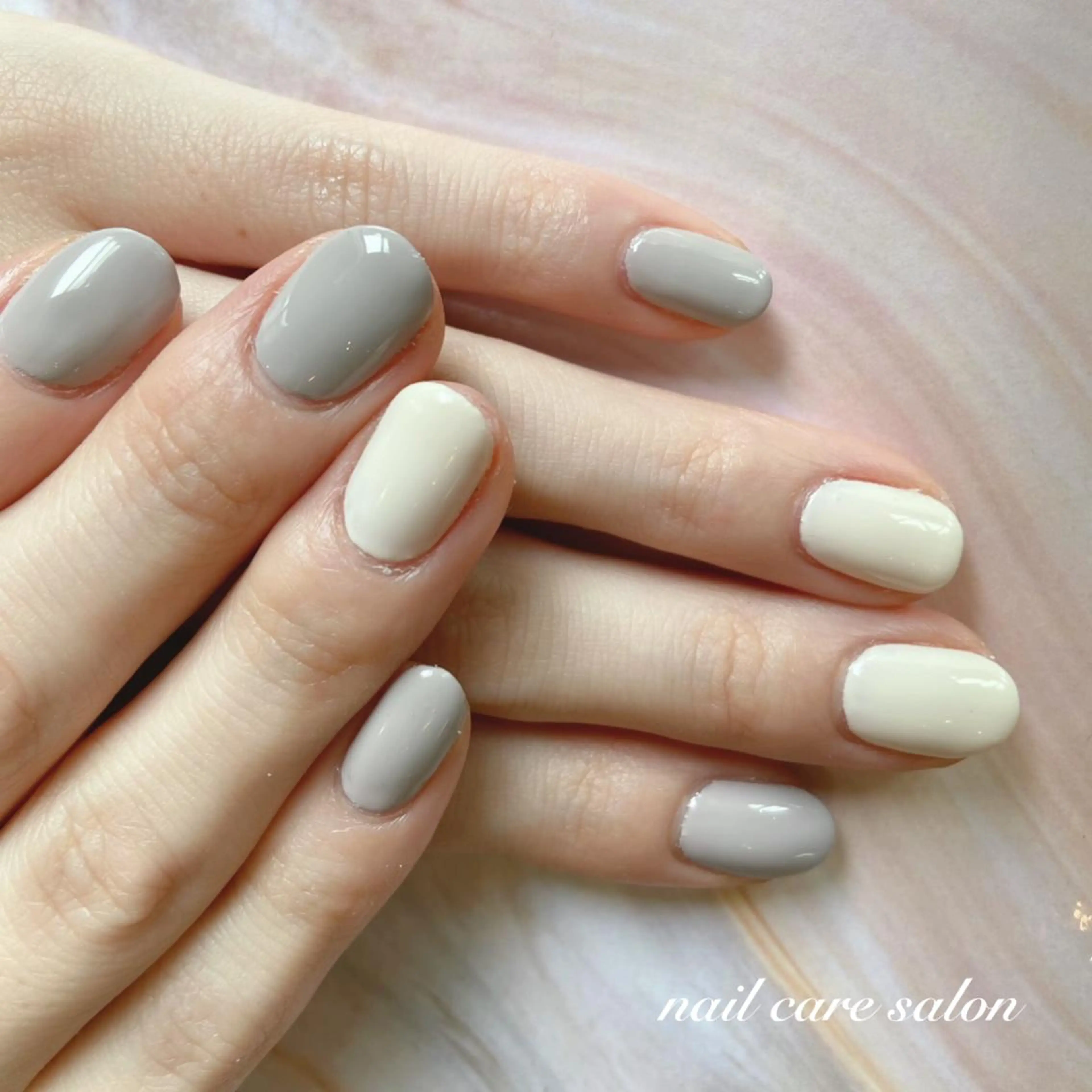 ネイル ワンカラーネイル ネイルケアサロン Junのネイルデザイン