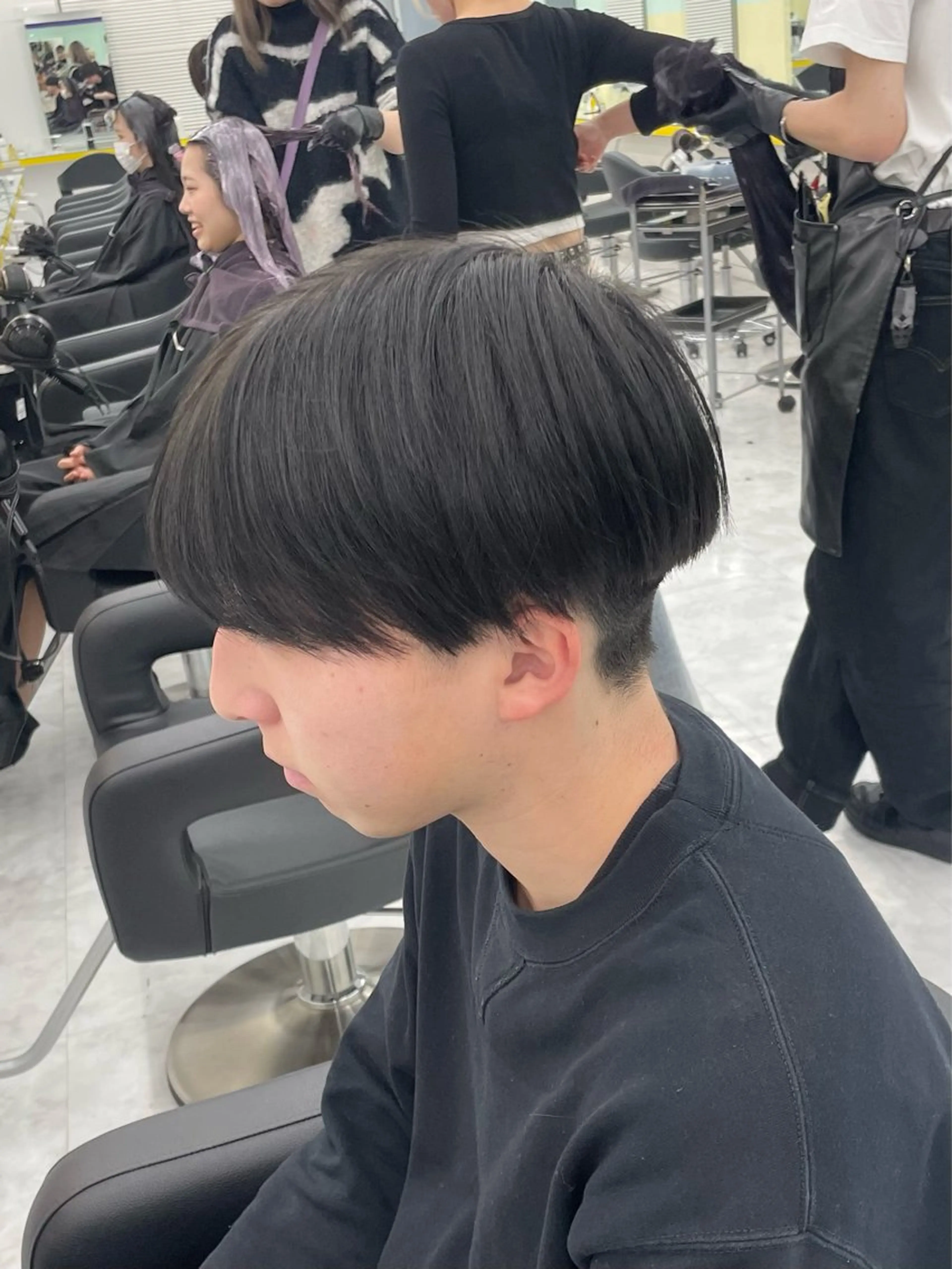 カラー メンズ カット ヘアカラー トリートメント 🦋色落ち綺麗カラー メンズYUZU🦋‪のヘアスタイル