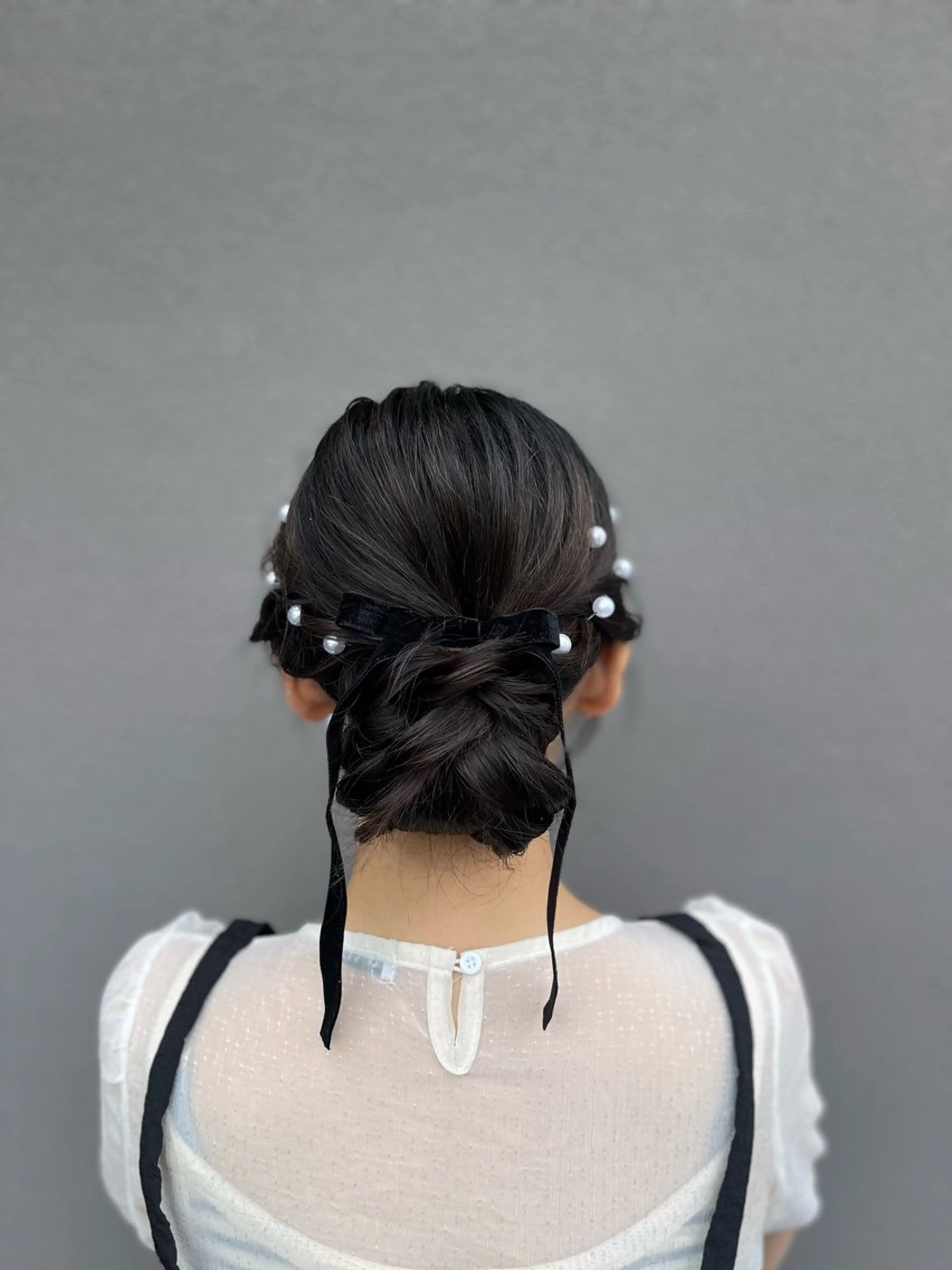 セミロング Rinkaアレンジ/ 顔まわり/縮毛矯正のヘアスタイル