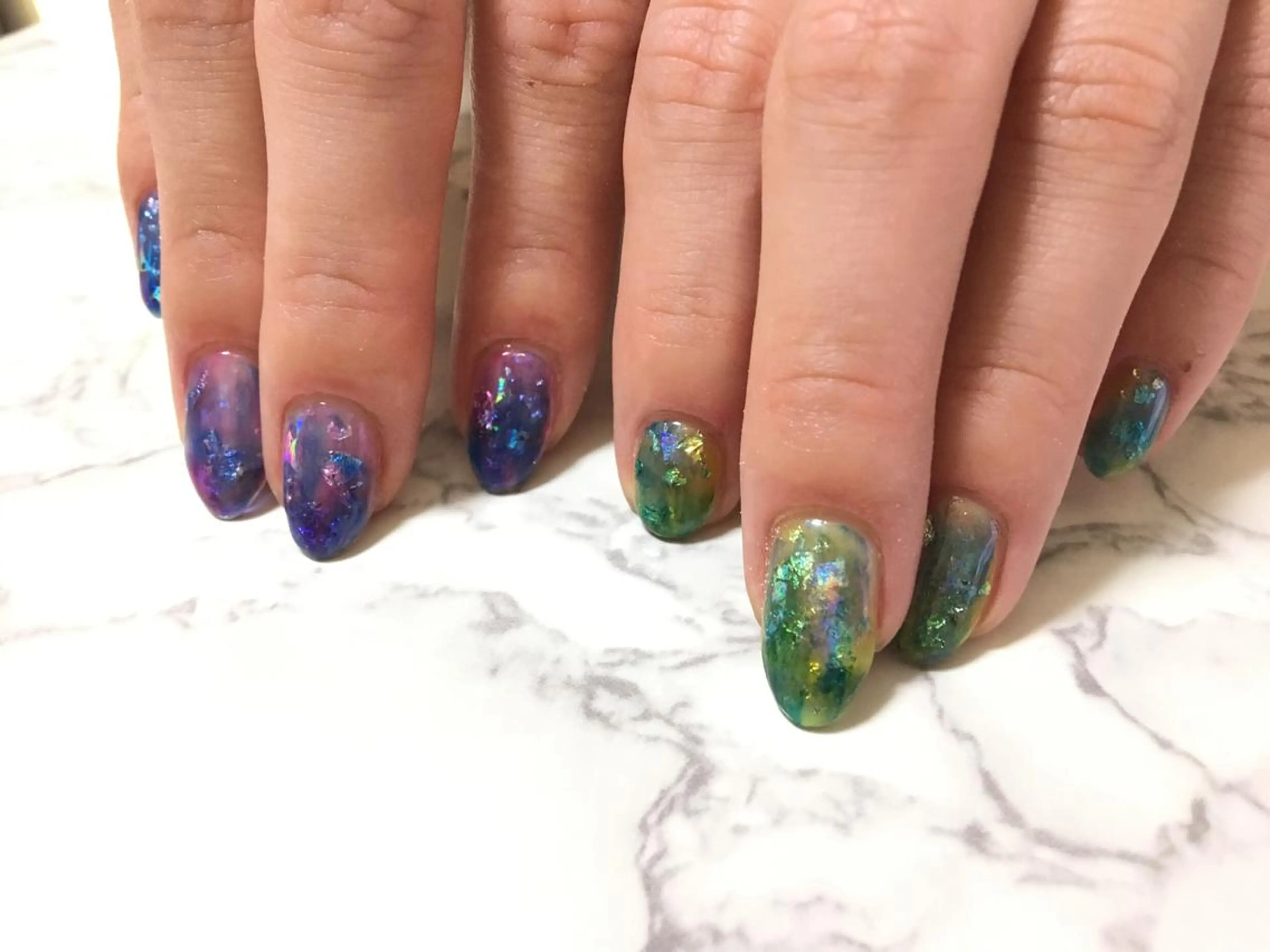 ネイル キラキラネイル Colorer 사키のネイルデザイン