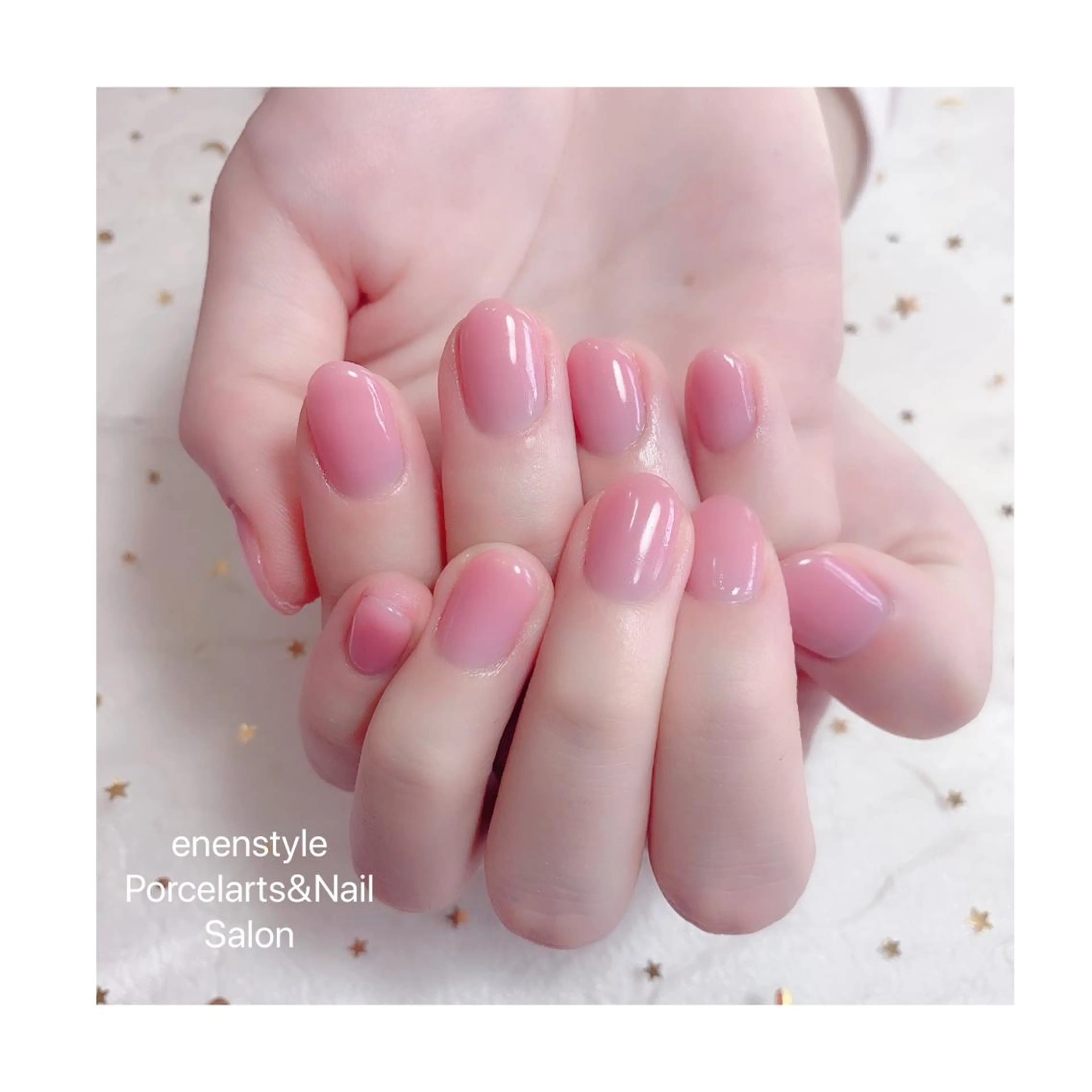 ショート ネイル ジェルネイル ニュアンスネイル オフィスネイル ワンカラーネイル パラジェル 👑enen style👑のネイルデザイン