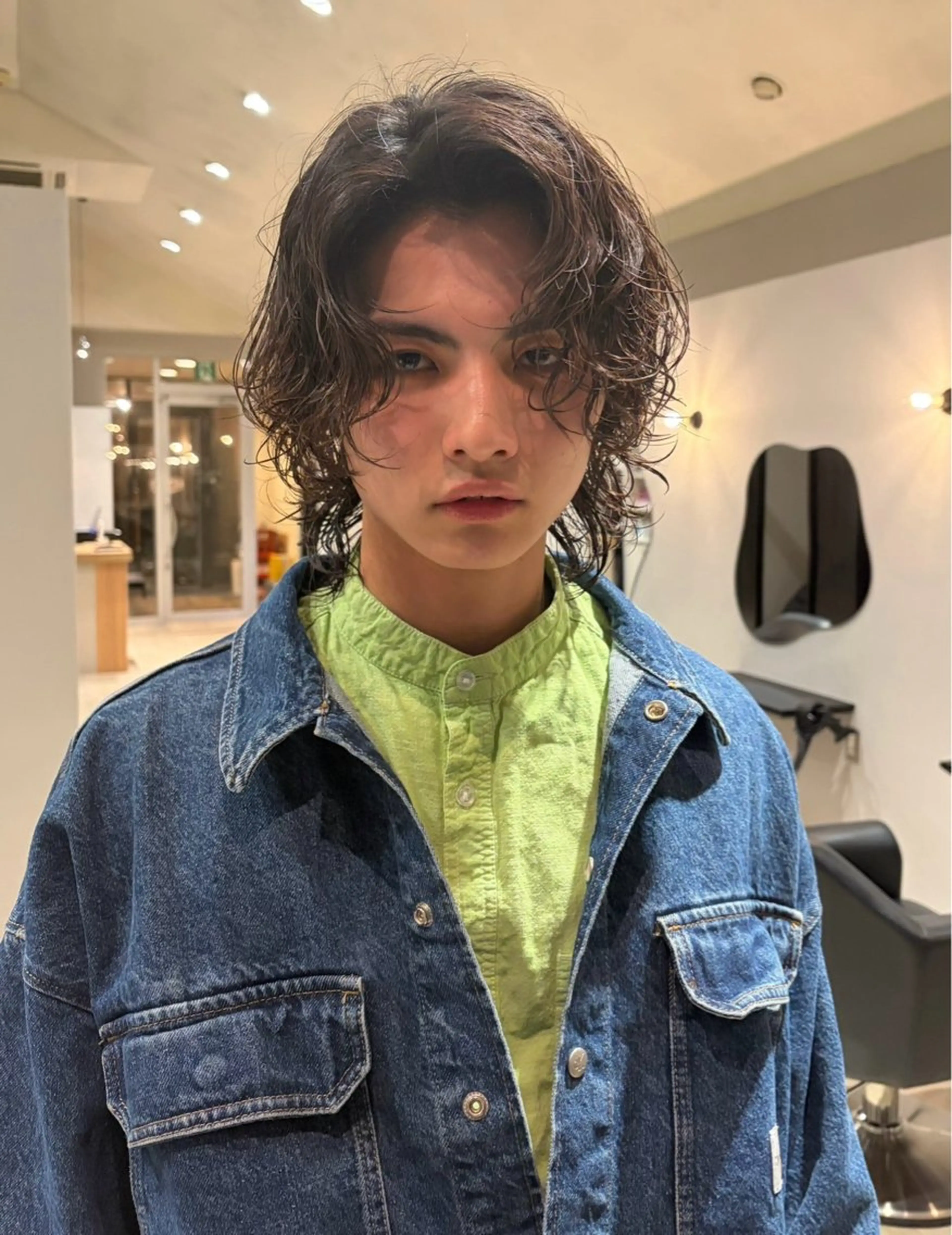 カット➕デザインパーマの写真