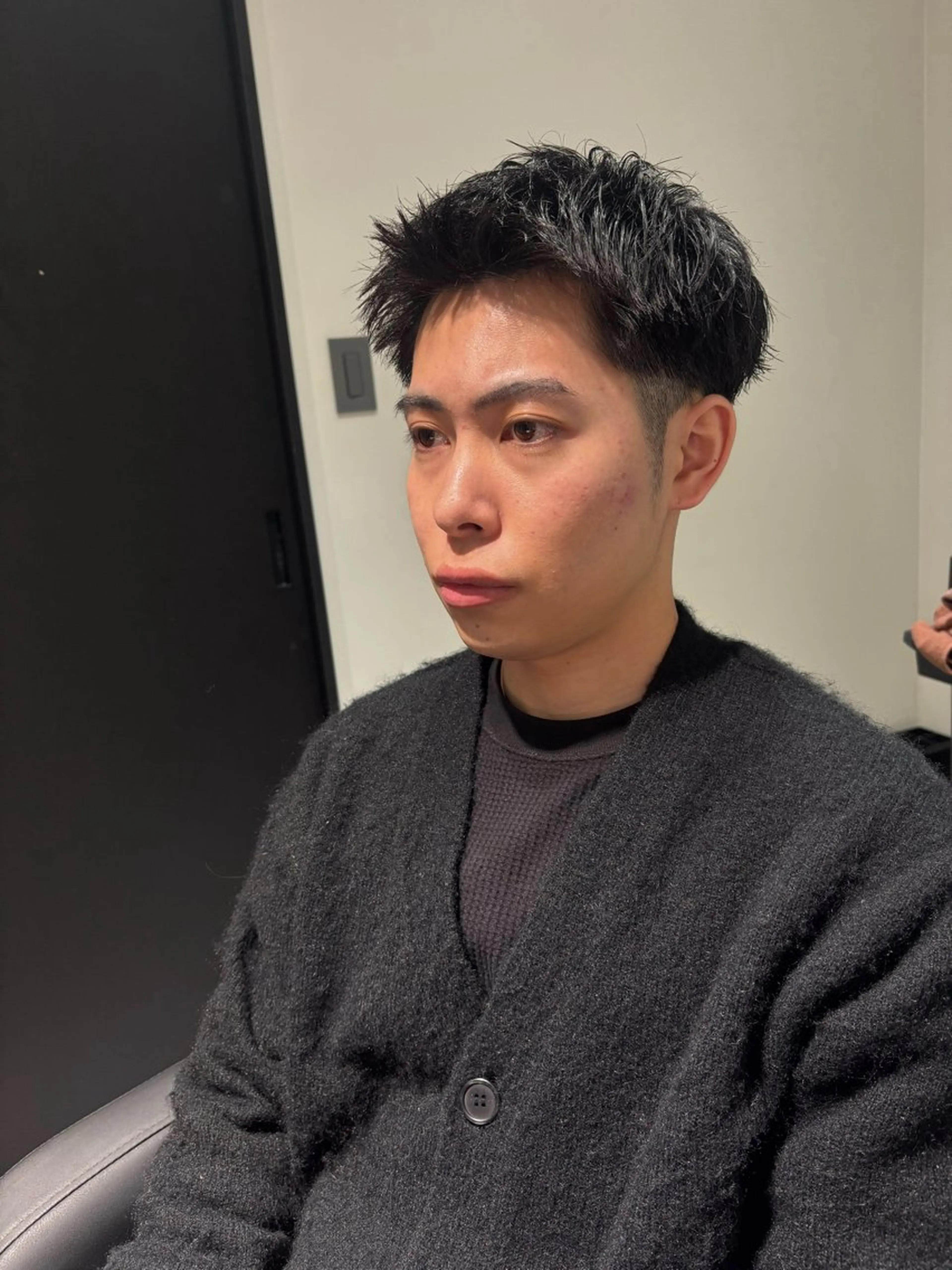 ショート カット パーマ 佐々木 輝人のヘアスタイル