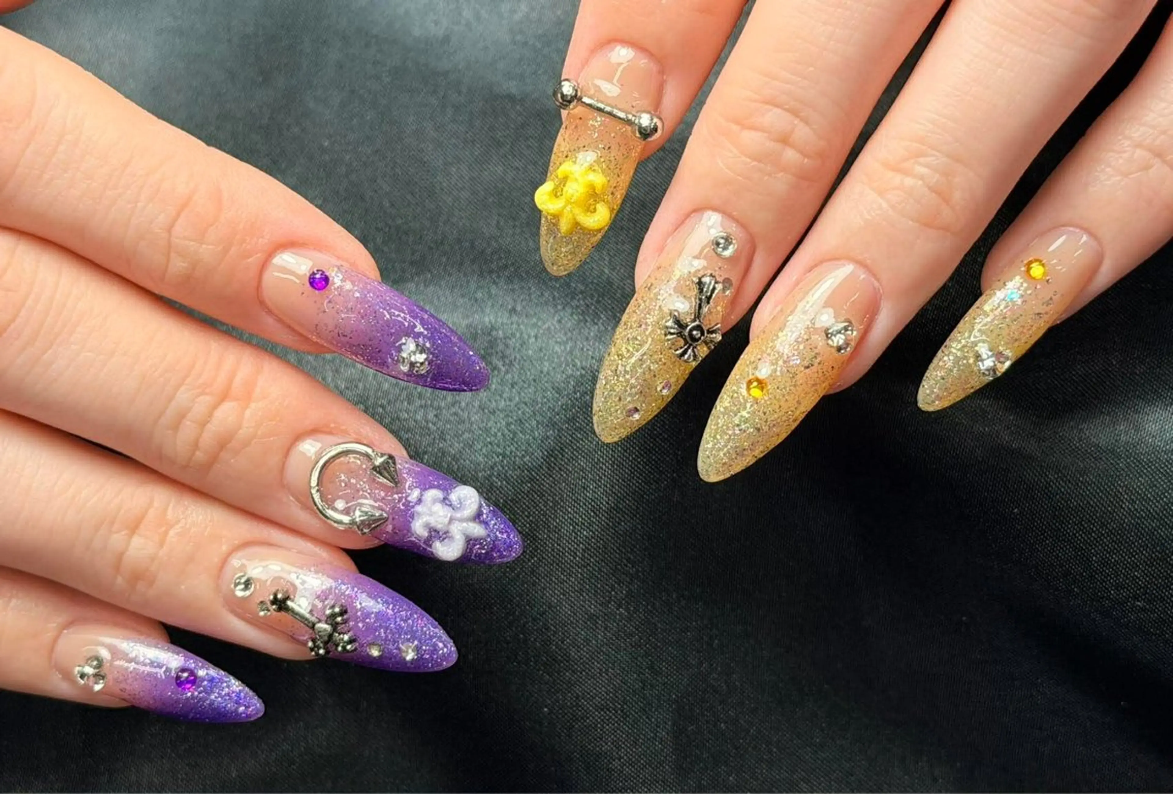 ネイル 韓国ネイル 持ち込み ニュアンスネイル 春ネイル 夏ネイル SORA ANA.CHUOのネイルデザイン