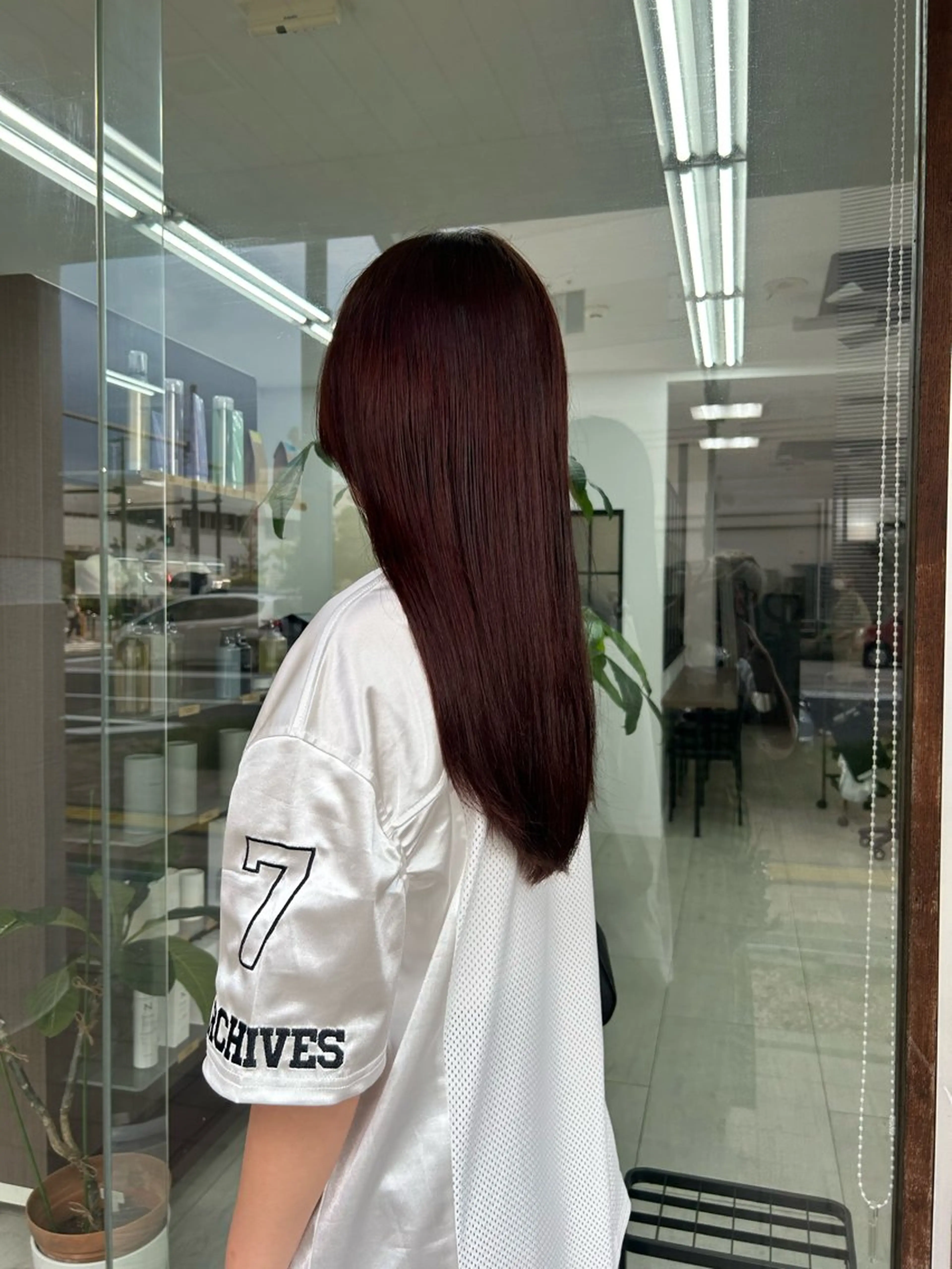 ロング ダブルカラー/韓国 ヘア/さわのあかねのヘアスタイル