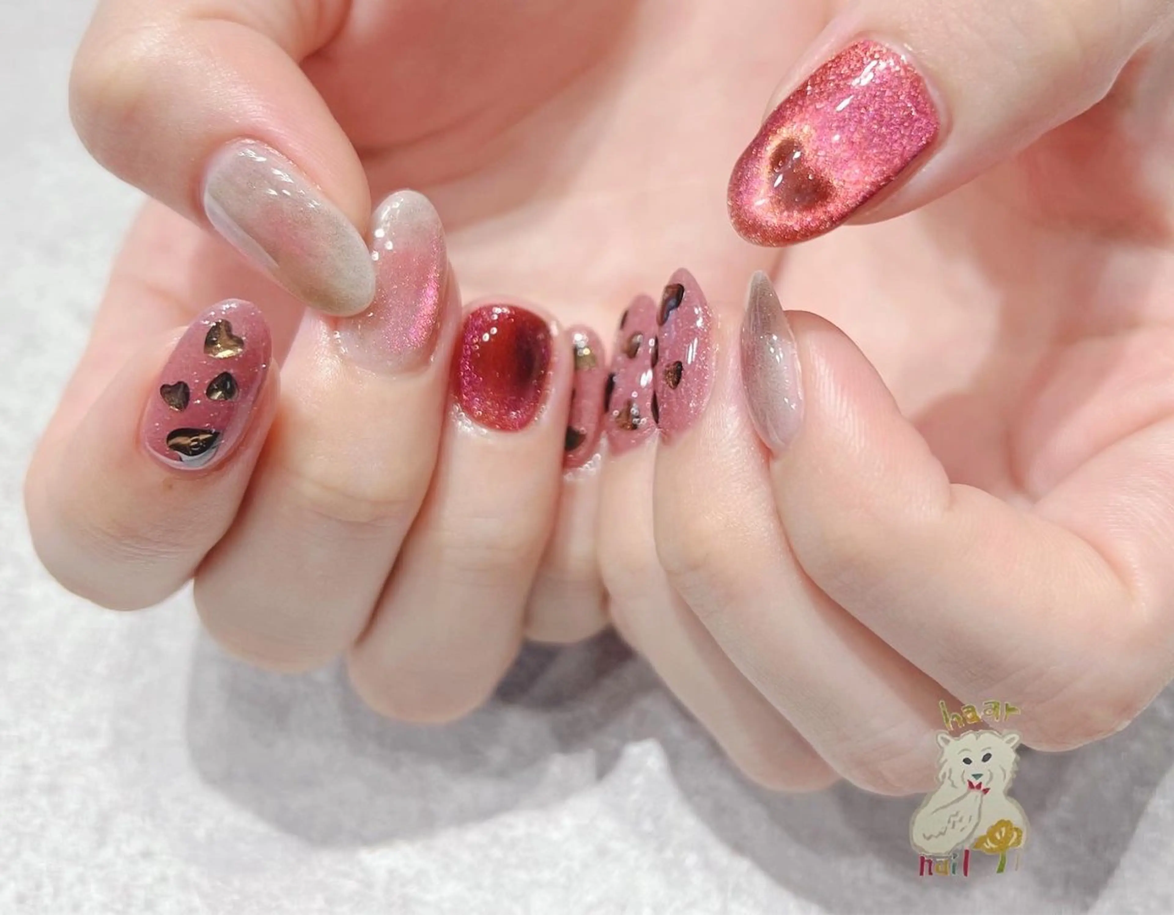 ネイル ハンドネイル 深田 加代のネイルデザイン