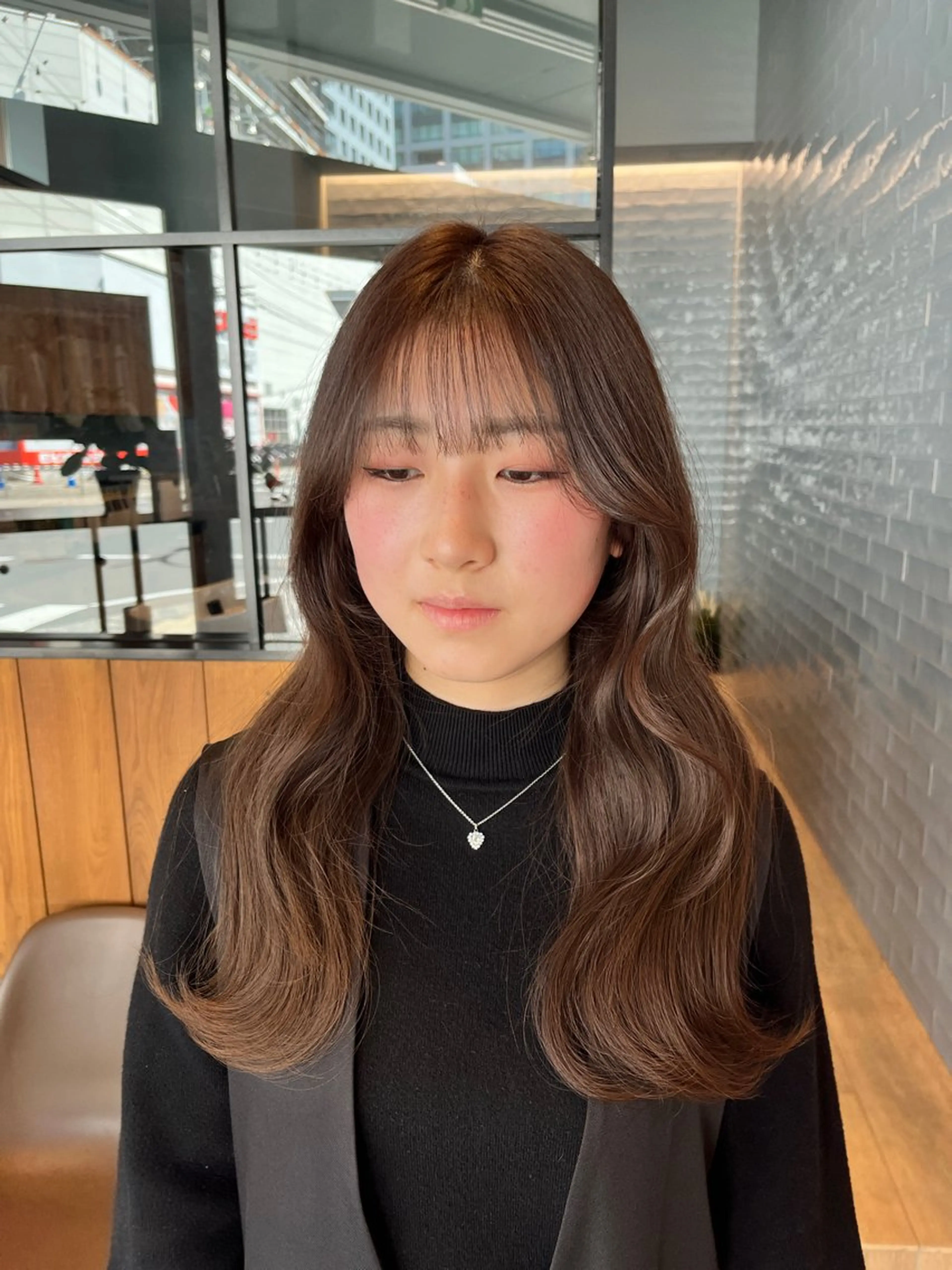ロング カラー yuuri🎀/大宮 /韓国ヘア/レイヤーのヘアスタイル