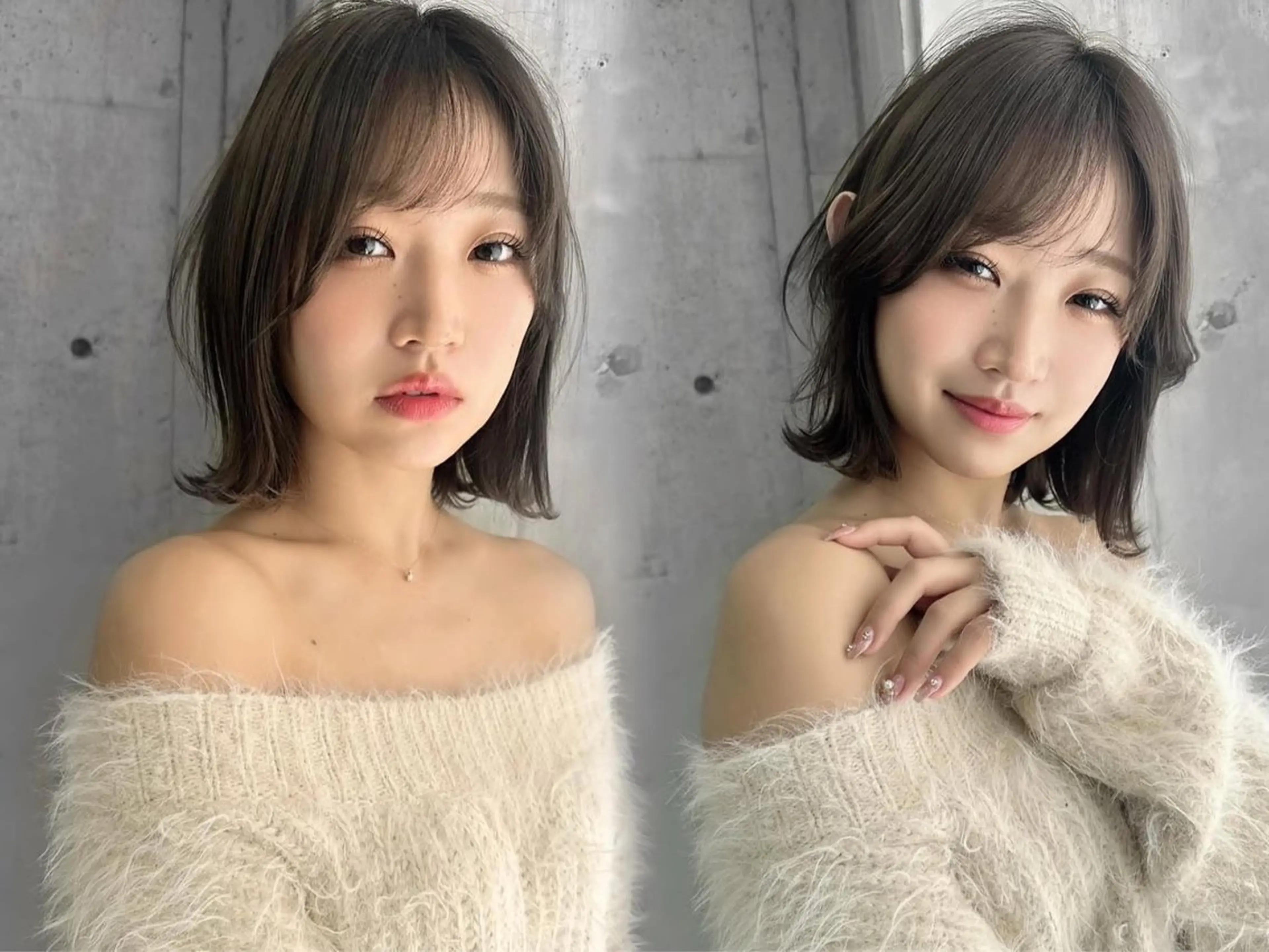 ショート カラー ボブ くびれヘア 韓国風ヘア 小顔カット カット ヘアカラー トリートメント 透明感カラー/艶髪/ 縮毛矯正/たくまのヘアスタイル