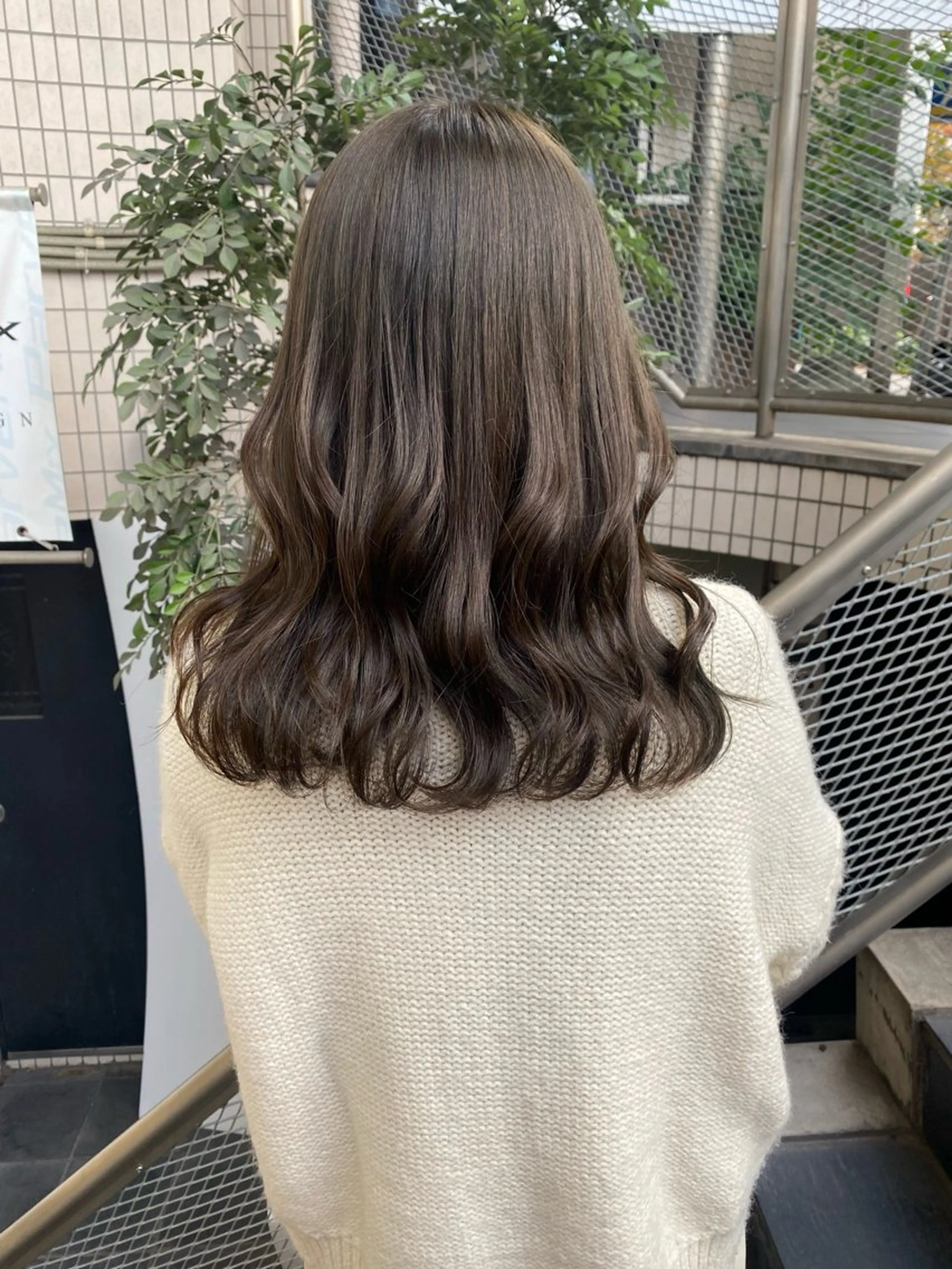 ロング カラー ParveMix 岡本えりかのヘアスタイル
