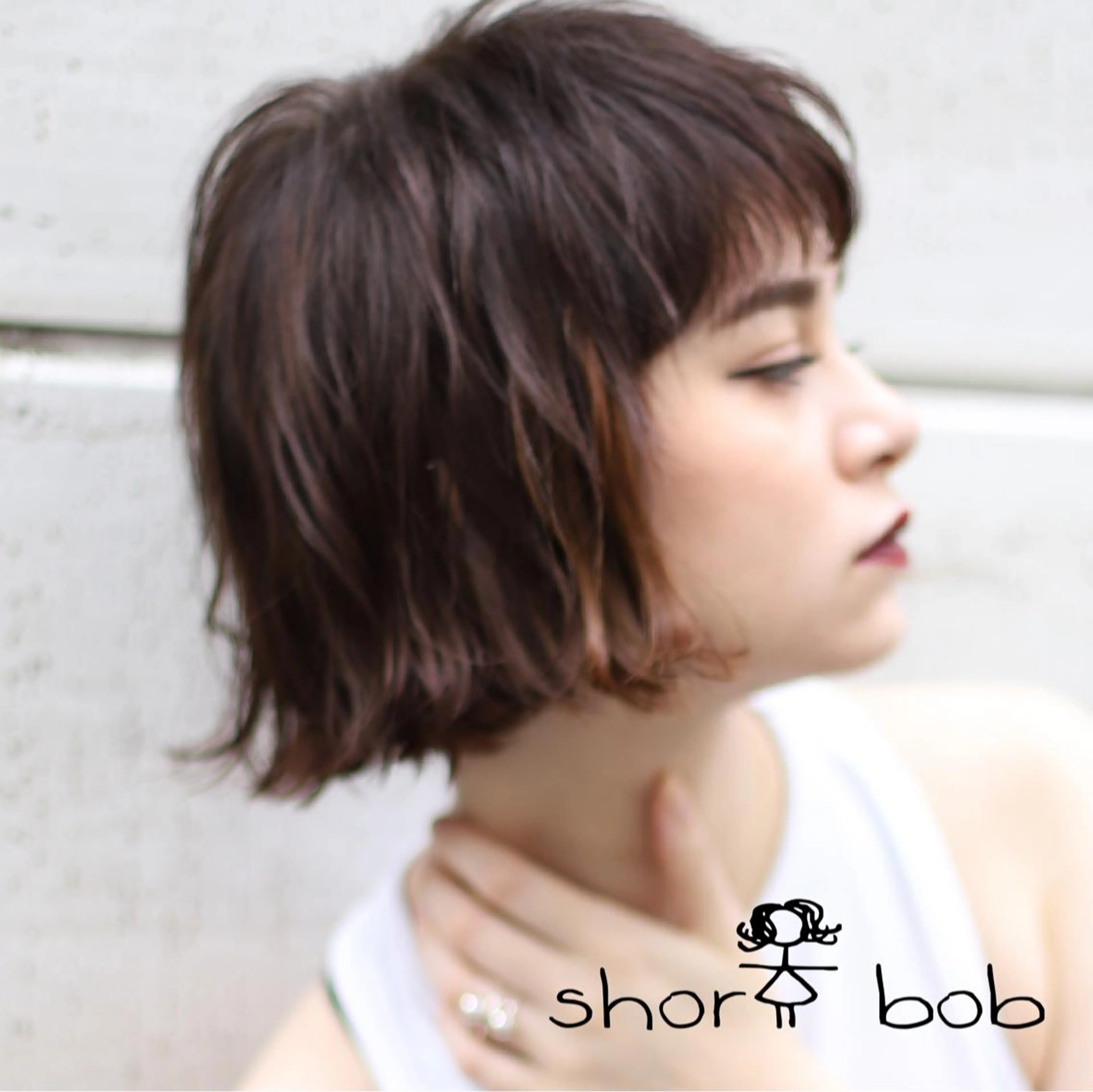 ショート ショートボブ ハンサムショート ボブ くせ毛 顔周りカット 渋谷レイヤーカット❌ 縮毛矯正専門/武田涼のヘアスタイル