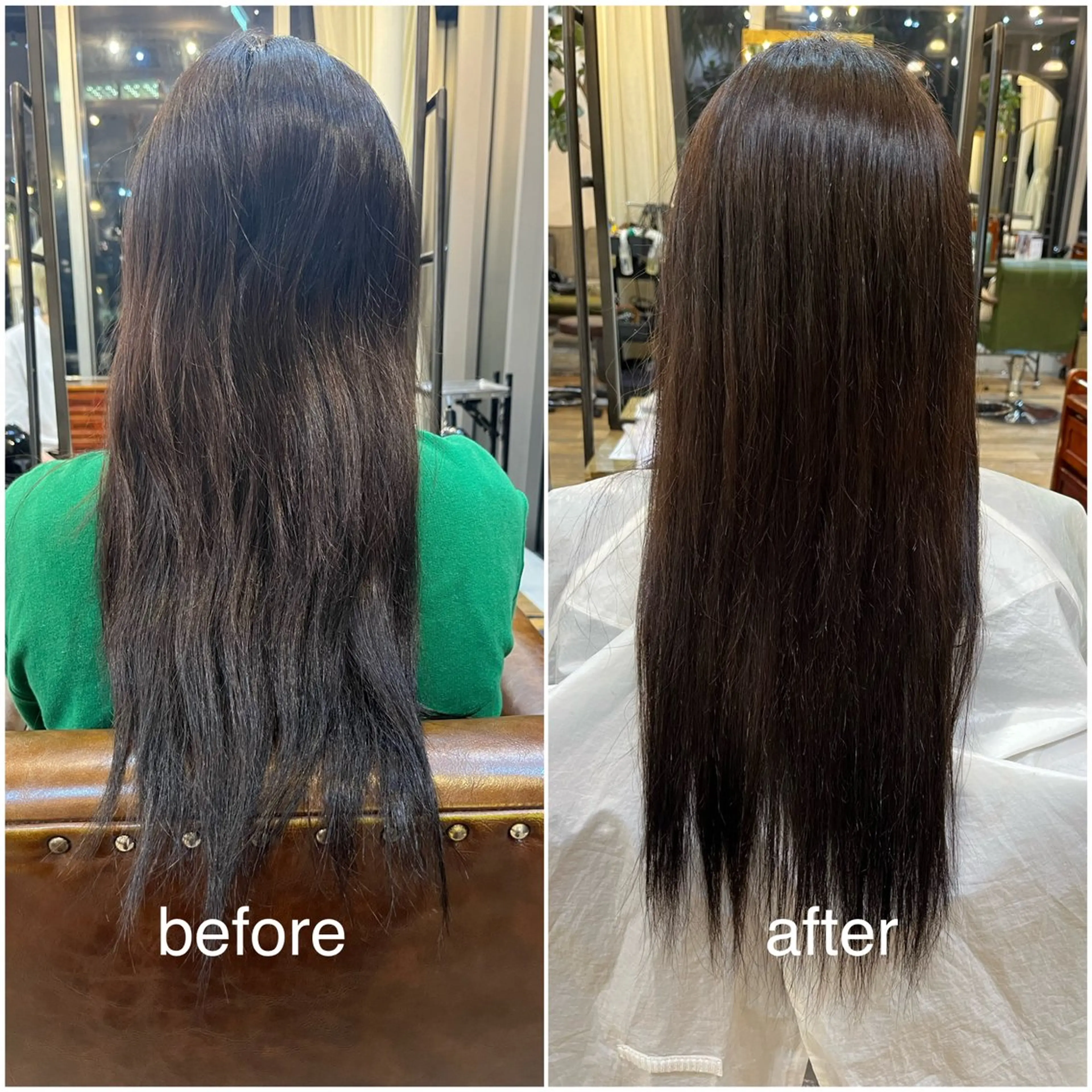 ロング 縮毛矯正 縮毛矯正 kahona/カラー /パーマ/銀座のヘアスタイル