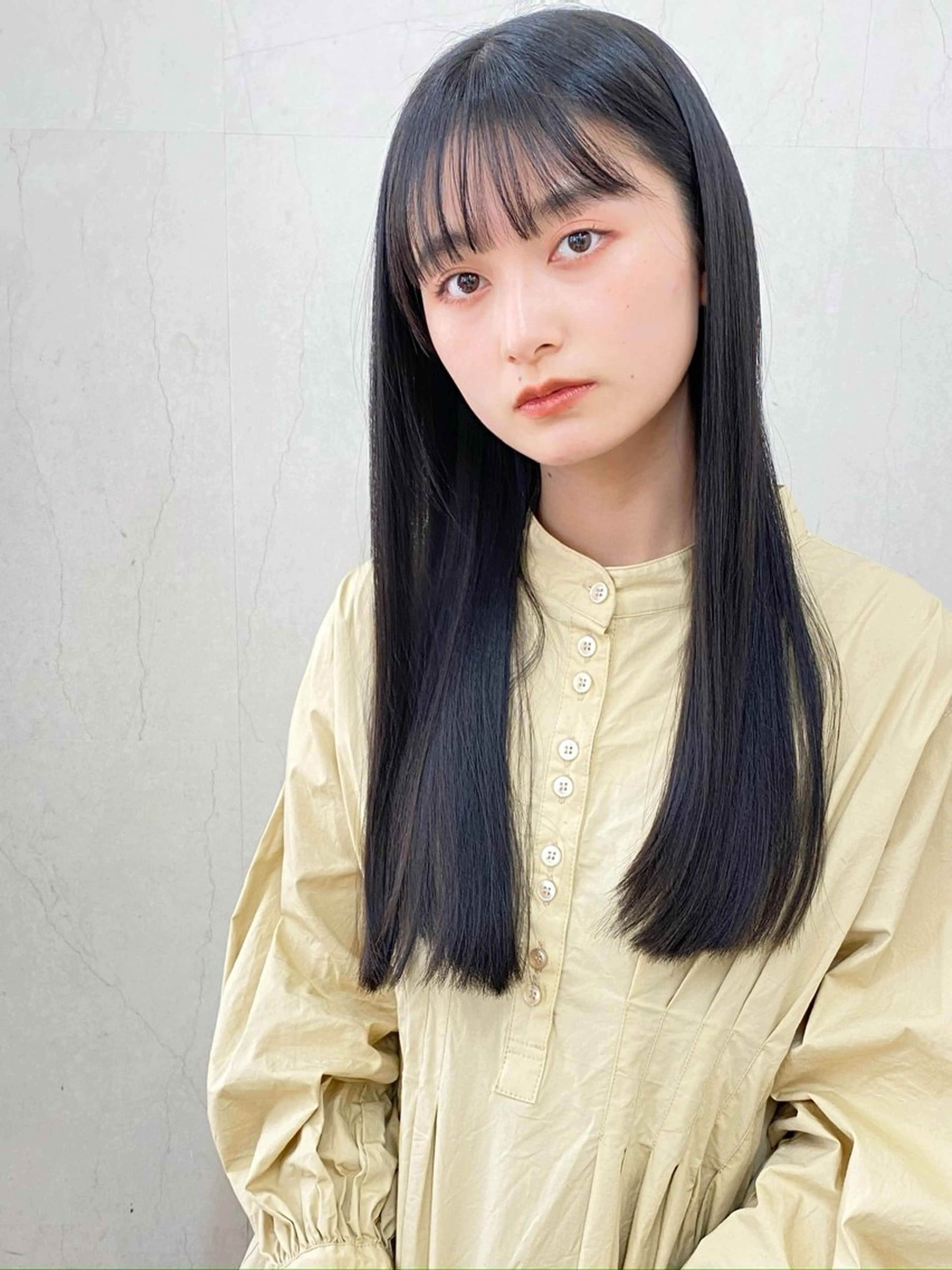 ロング カット 縮毛矯正 トリートメント ROCCAhair 谷山陸のヘアスタイル