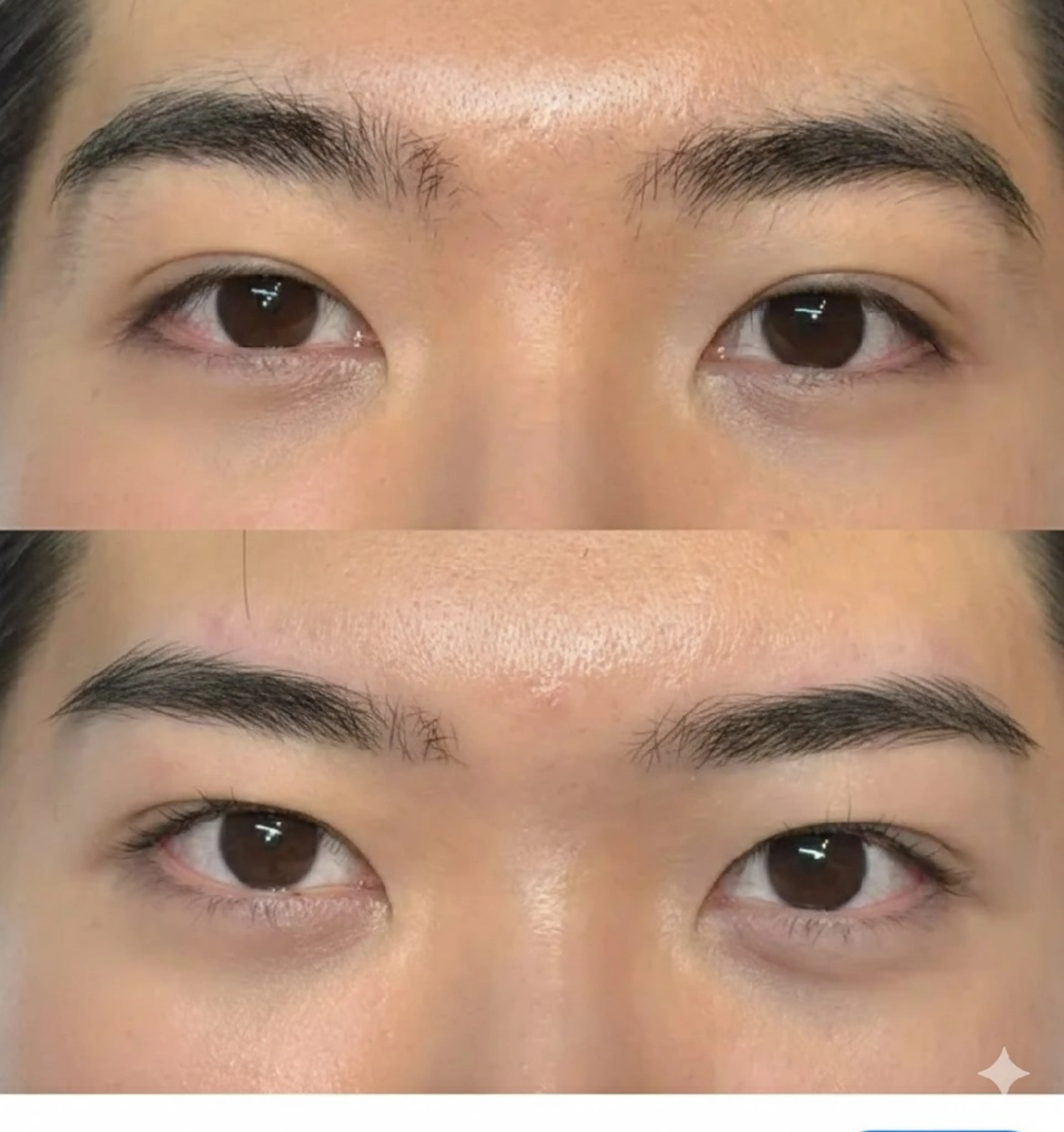 眉毛パ+眉カットの写真