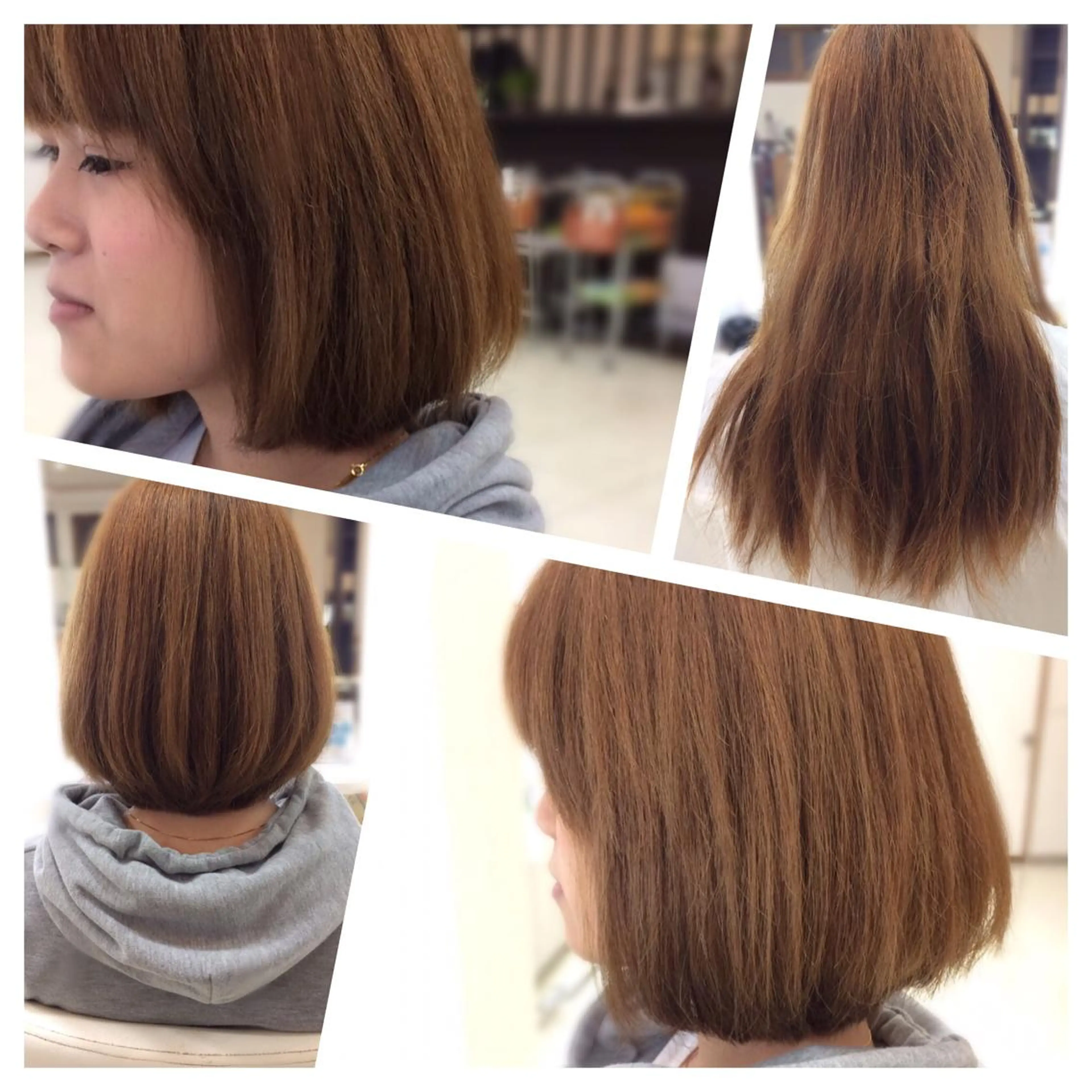ミディアム ボブ Hair VERDEのヘアスタイル