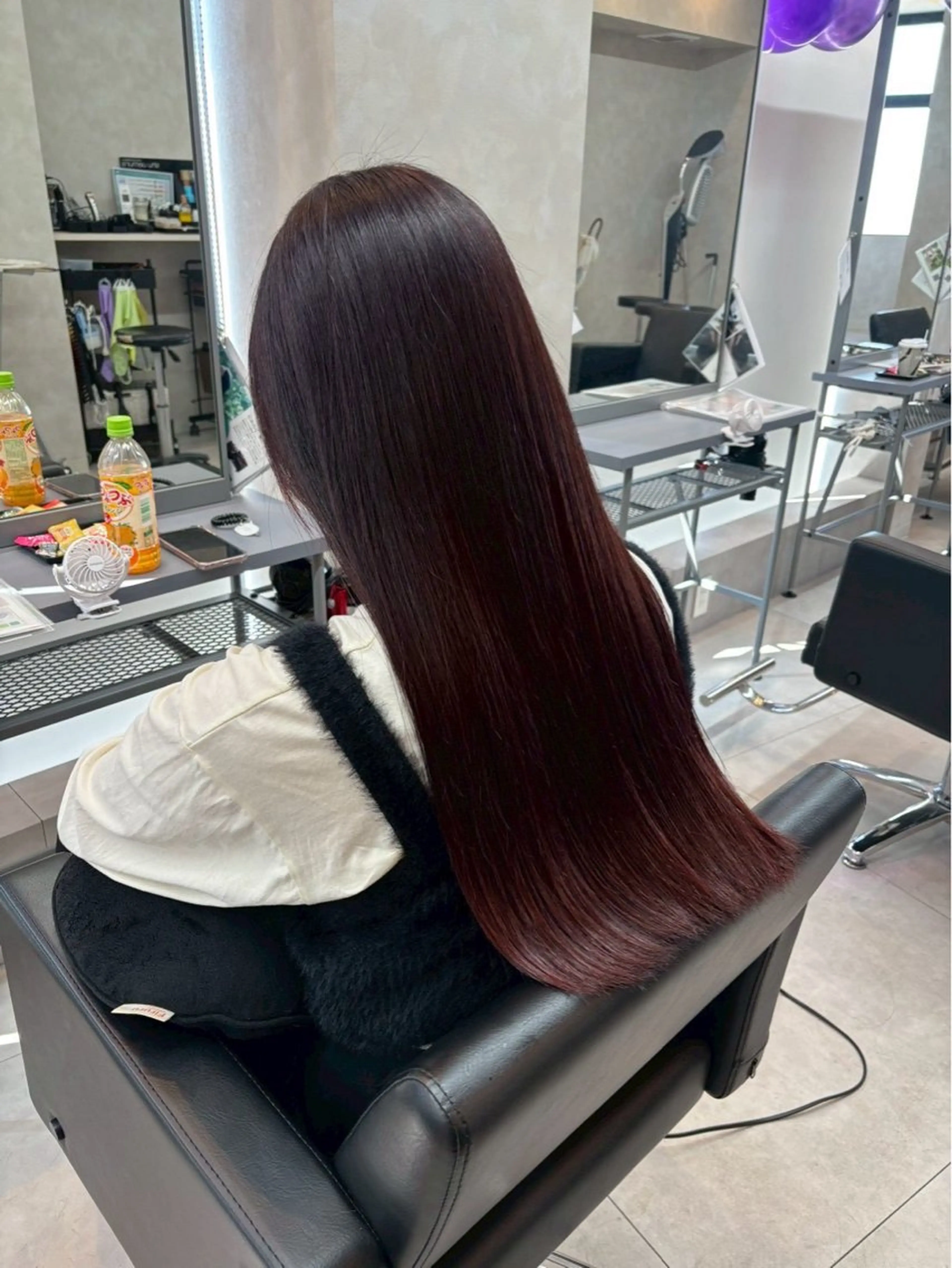 ロング 茶谷 沙穂のヘアスタイル